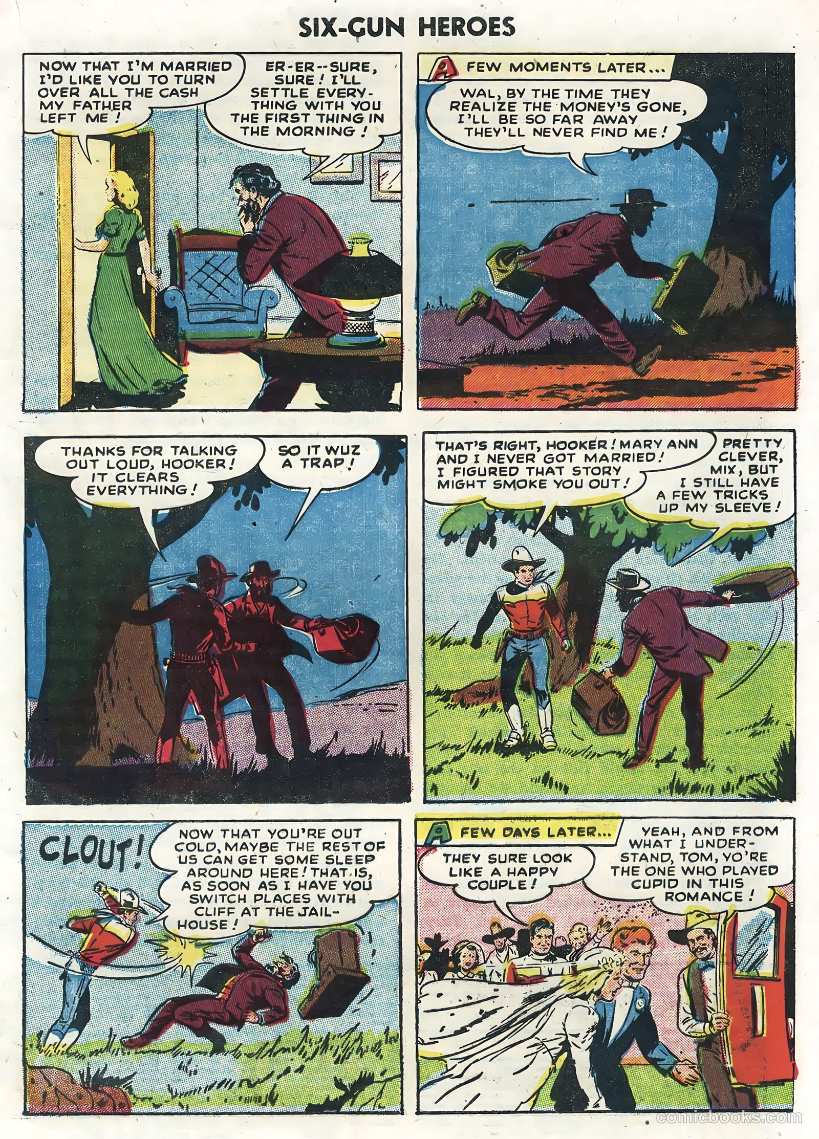 Six-Gun Heroes #33 (1955) — page 17 of 33