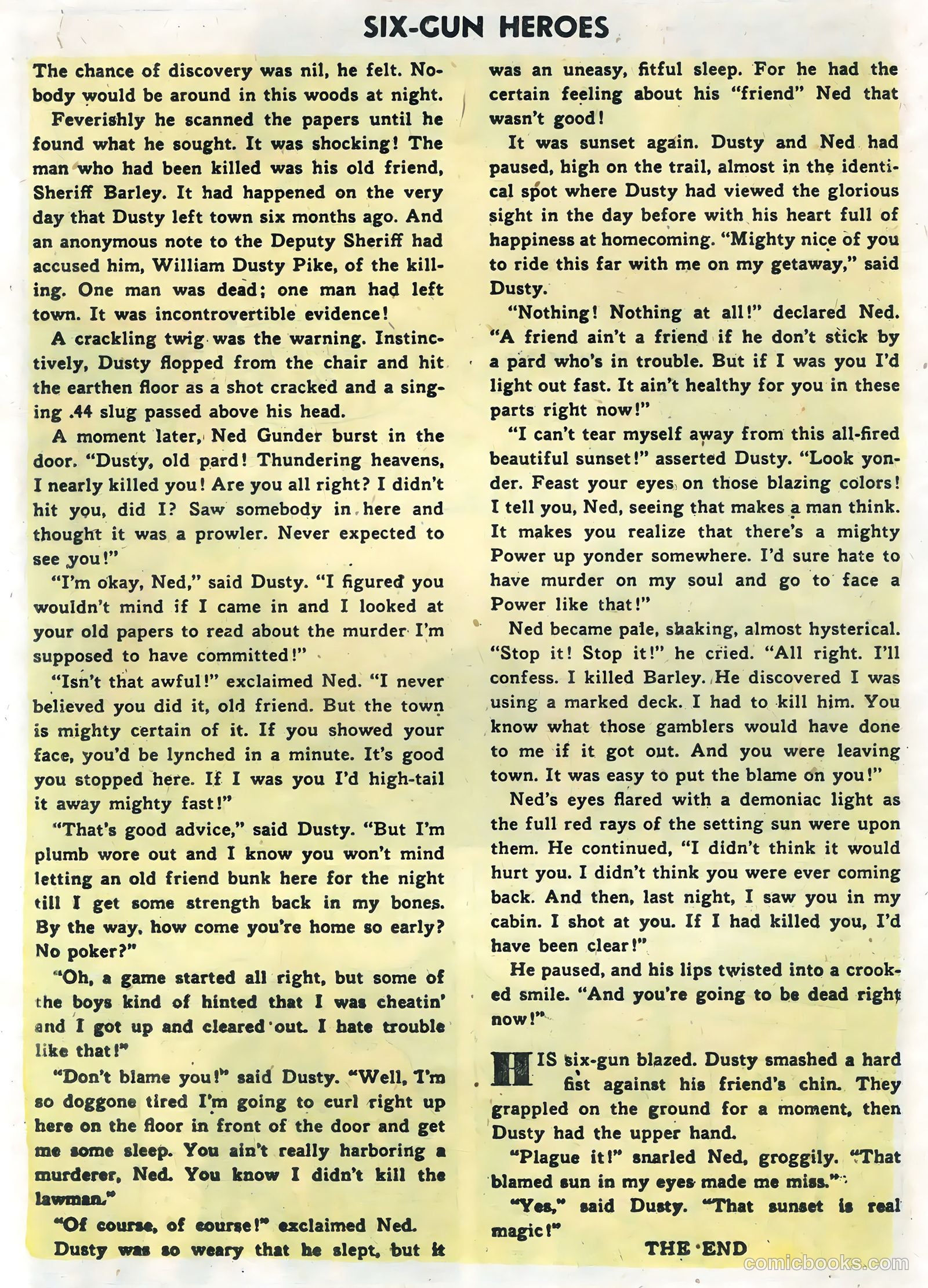 Six-Gun Heroes #33 (1955) — page 19 of 33