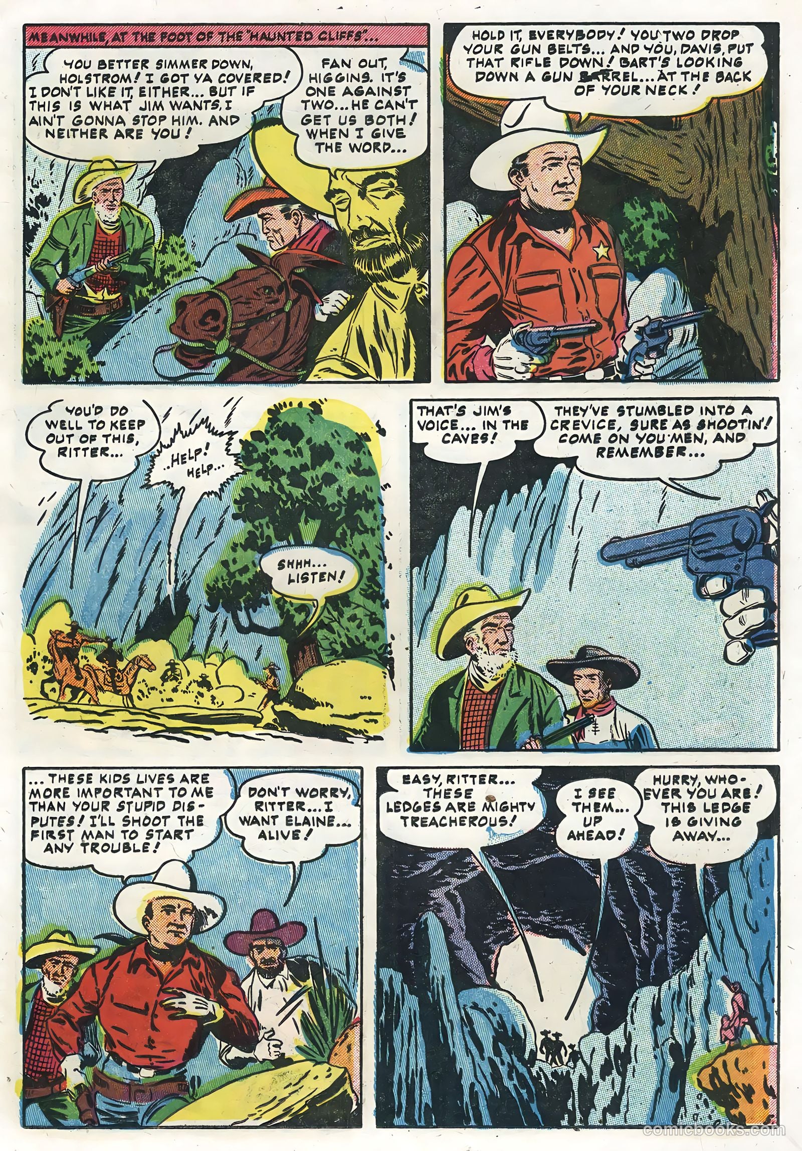 Six-Gun Heroes #33 (1955) — page 25 of 33