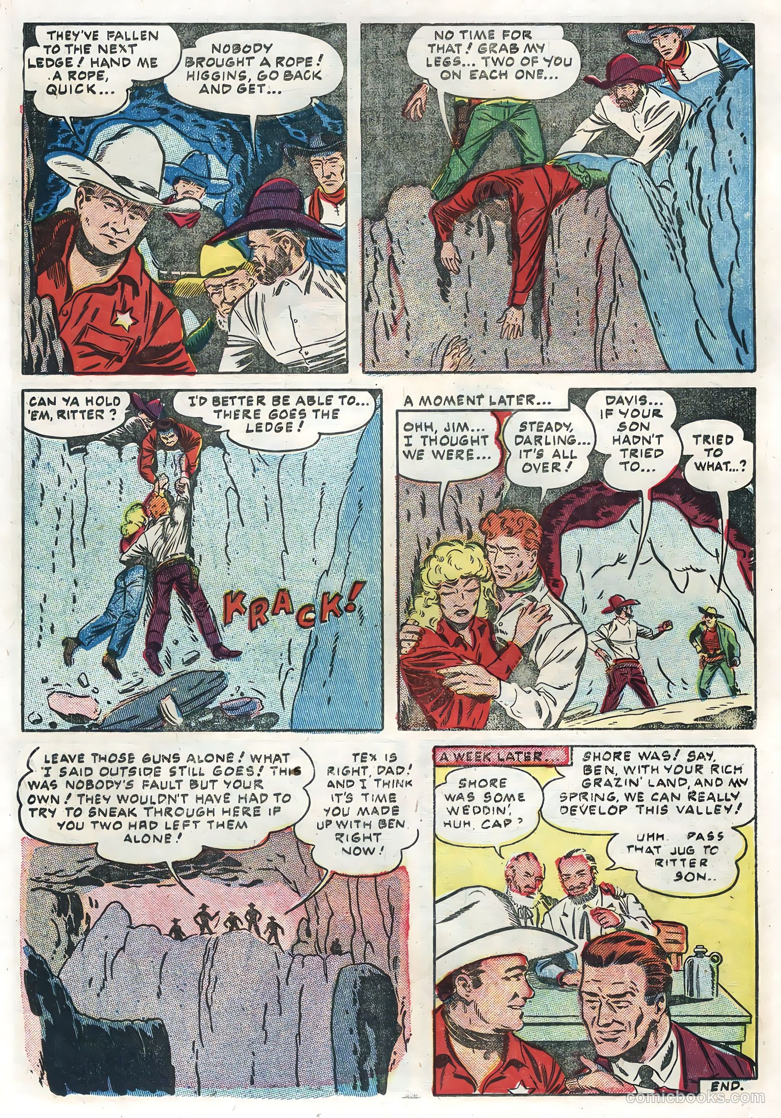 Six-Gun Heroes #33 (1955) — page 26 of 33