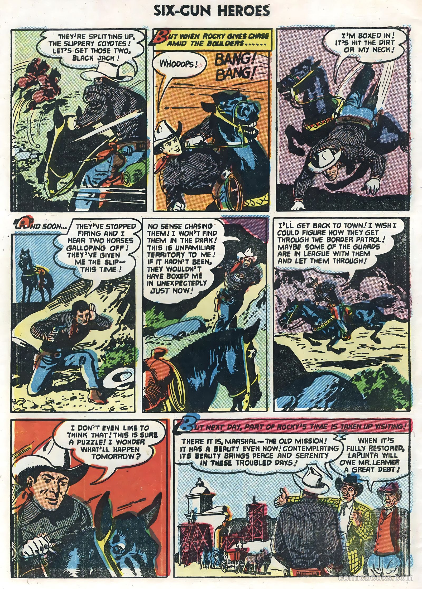 Six-Gun Heroes #33 (1955) — page 30 of 33