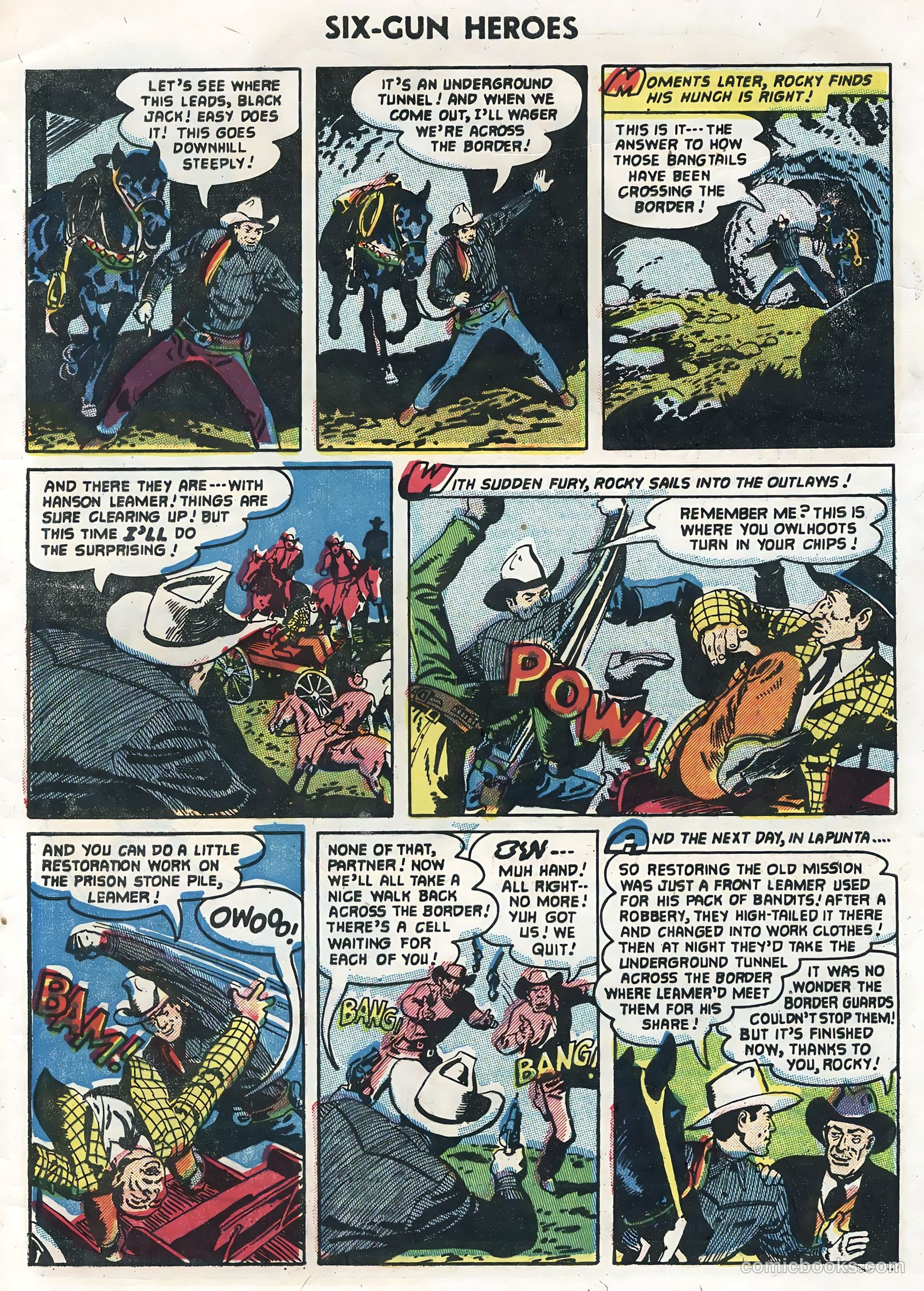 Six-Gun Heroes #33 (1955) — page 33 of 33