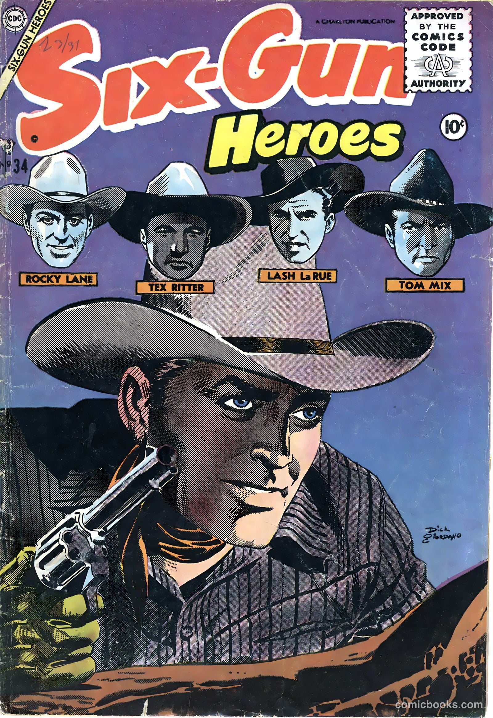Six-Gun Heroes #34 (1955) — page 1 of 36