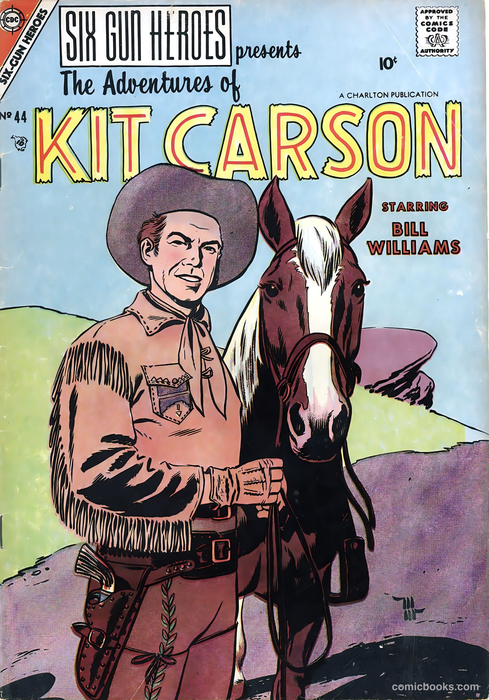 Six-Gun Heroes #44 cover