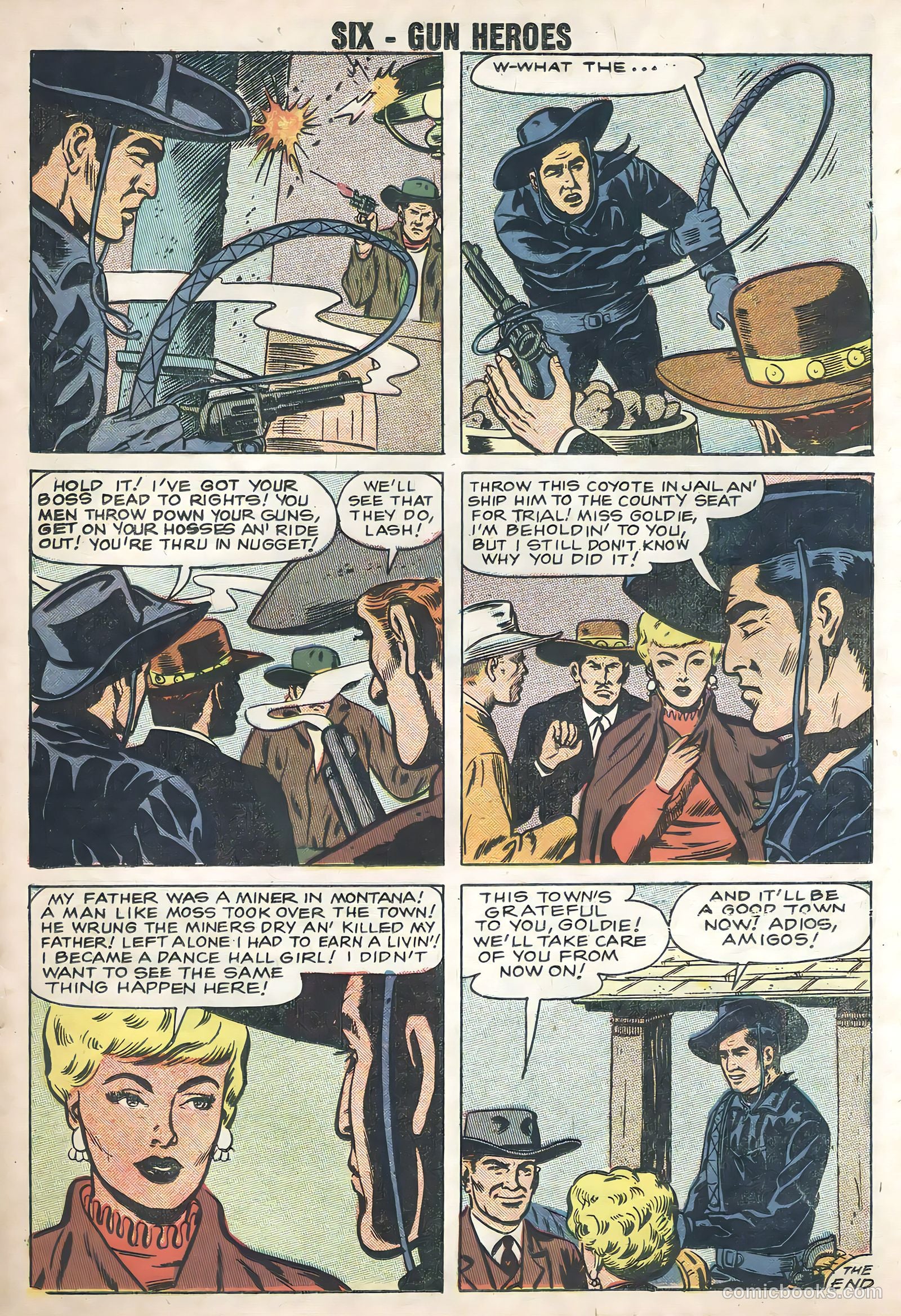 Six-Gun Heroes #50 (1951, L. Miller & Son) — page 22 of 35