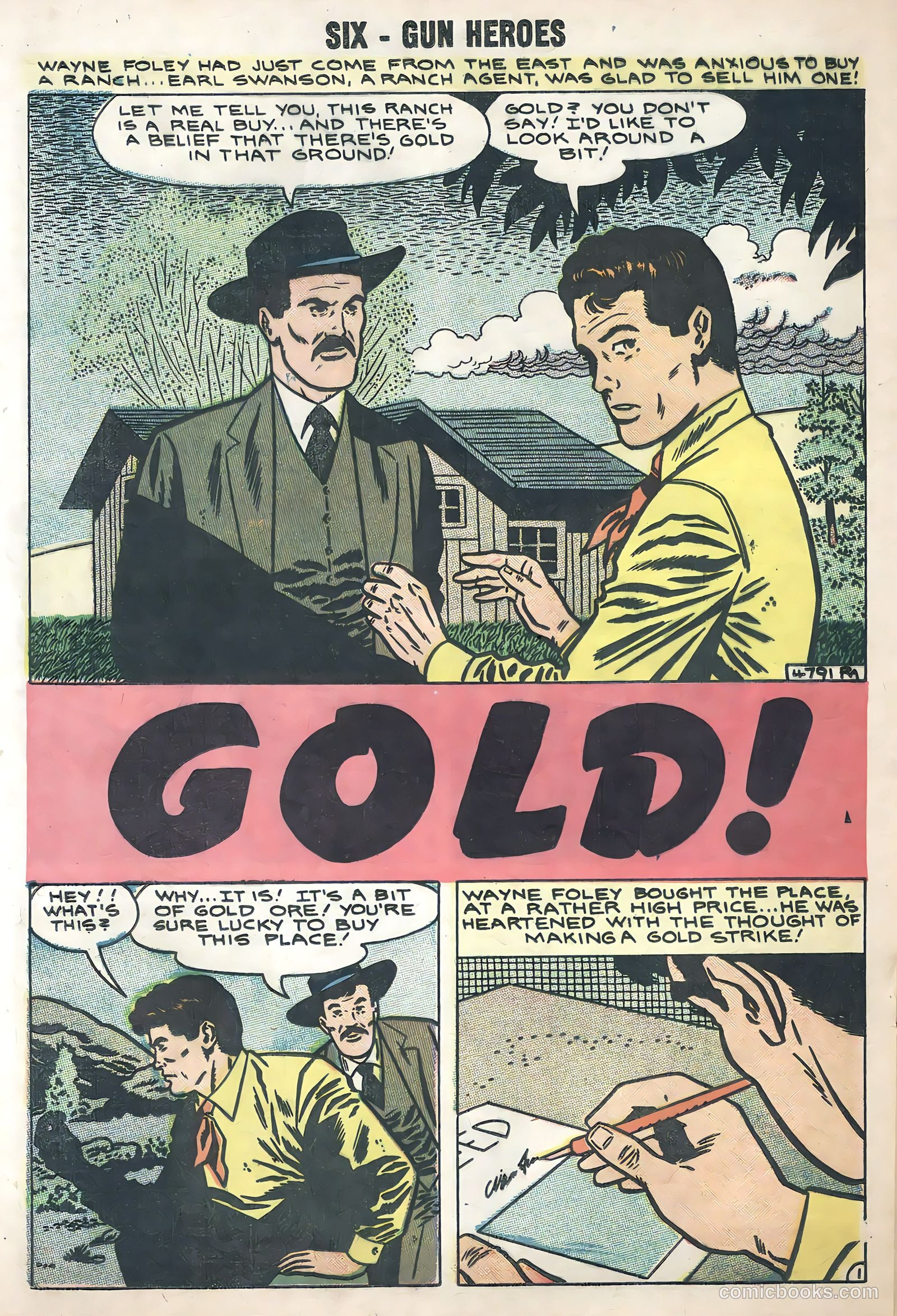 Six-Gun Heroes #50 (1951, L. Miller & Son) — page 23 of 35