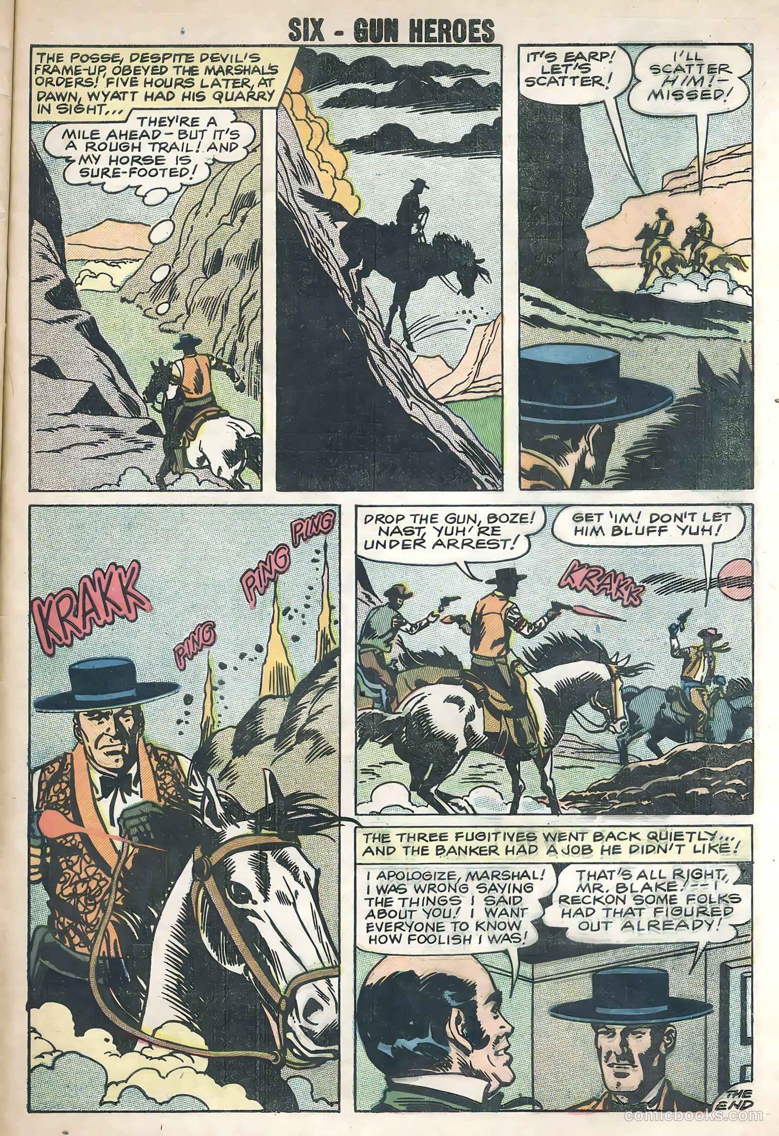 Six-Gun Heroes #50 (1951, L. Miller & Son) — page 32 of 35