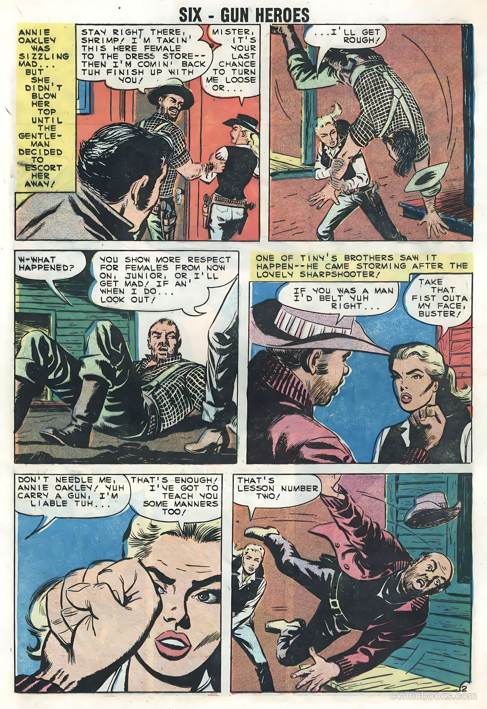 Six-Gun Heroes #52 (1959) — page 20 of 36
