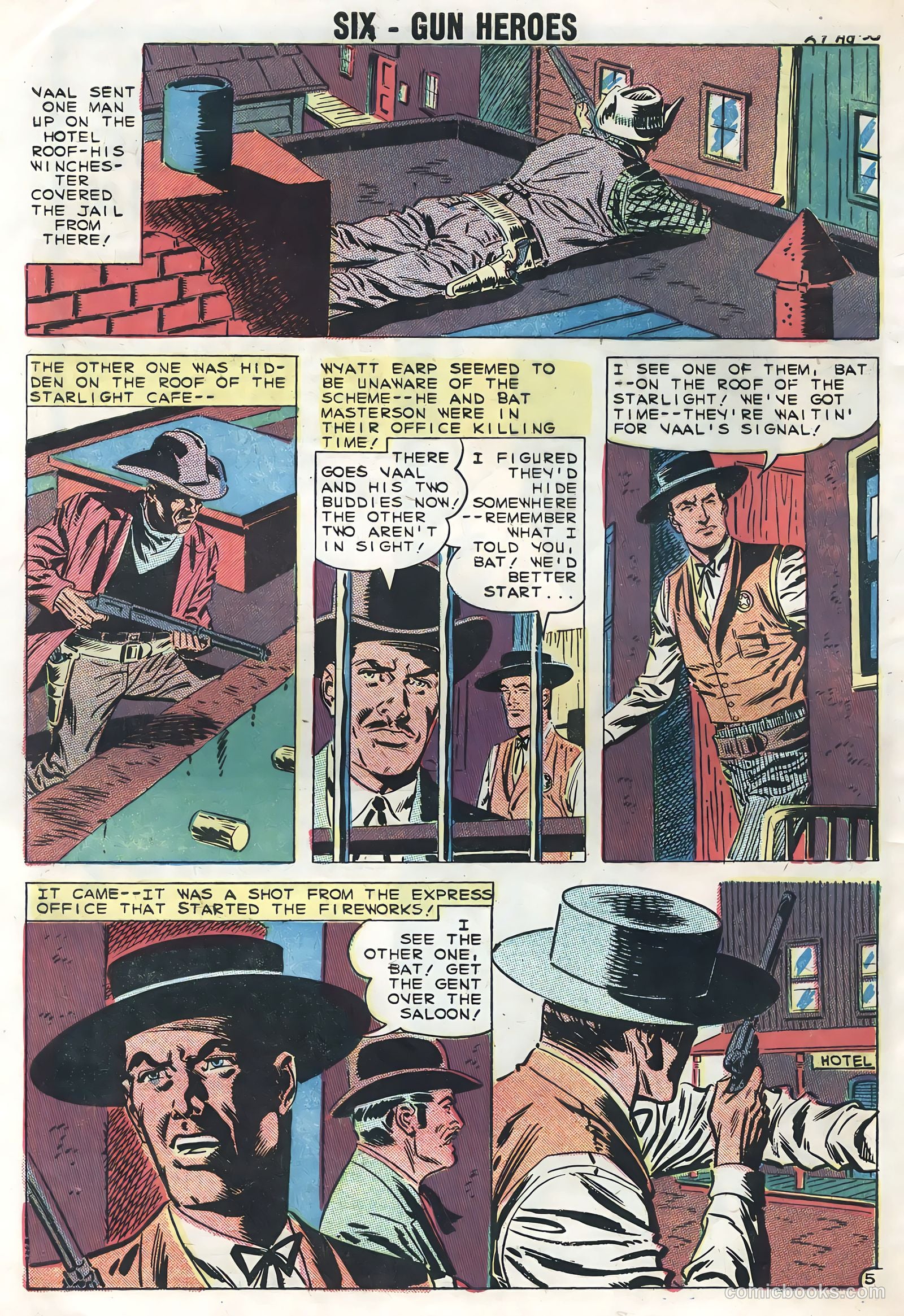 Six-Gun Heroes #52 (1959) — page 32 of 36