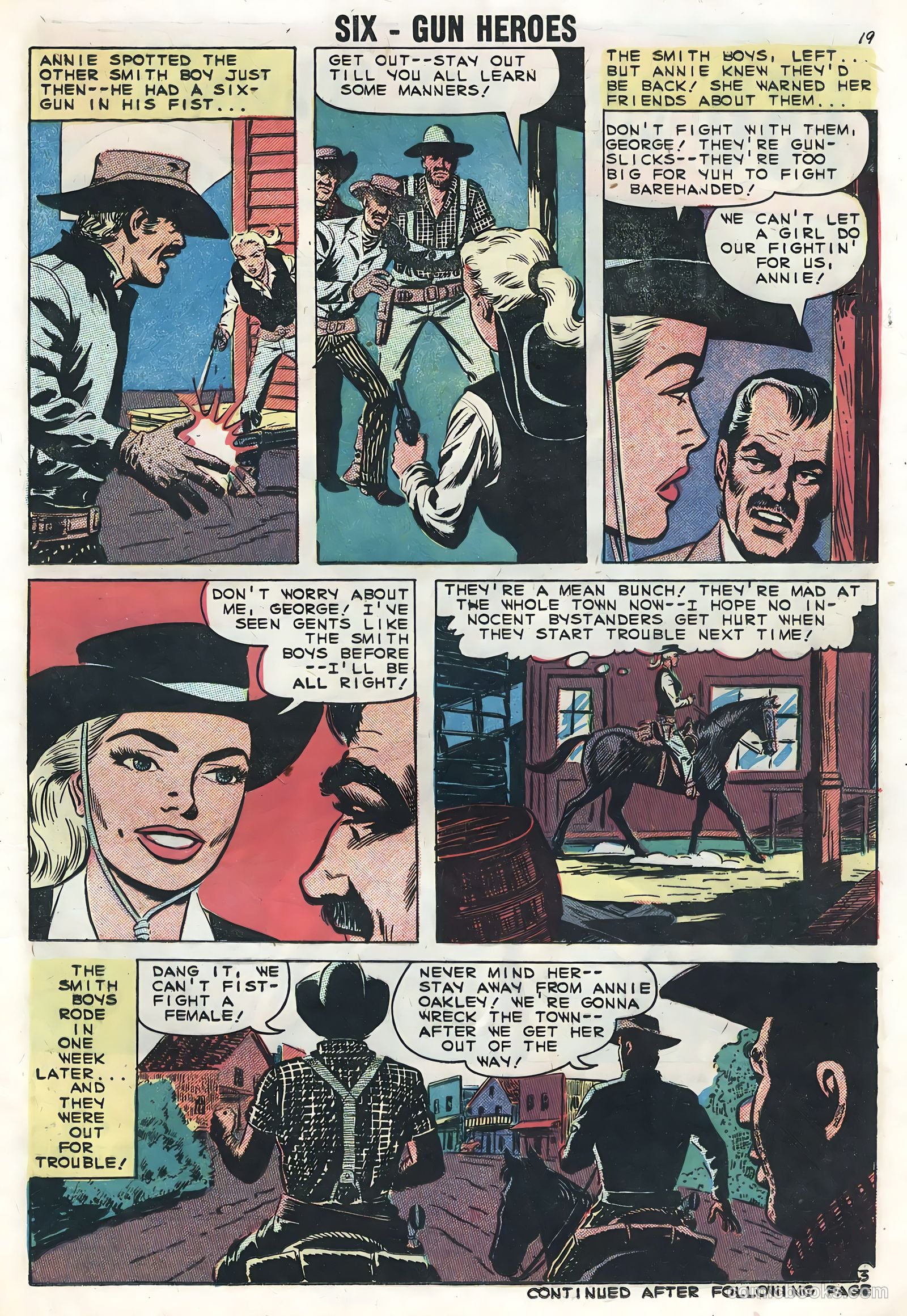 Six-Gun Heroes #52 (1951) — page 21 of 36