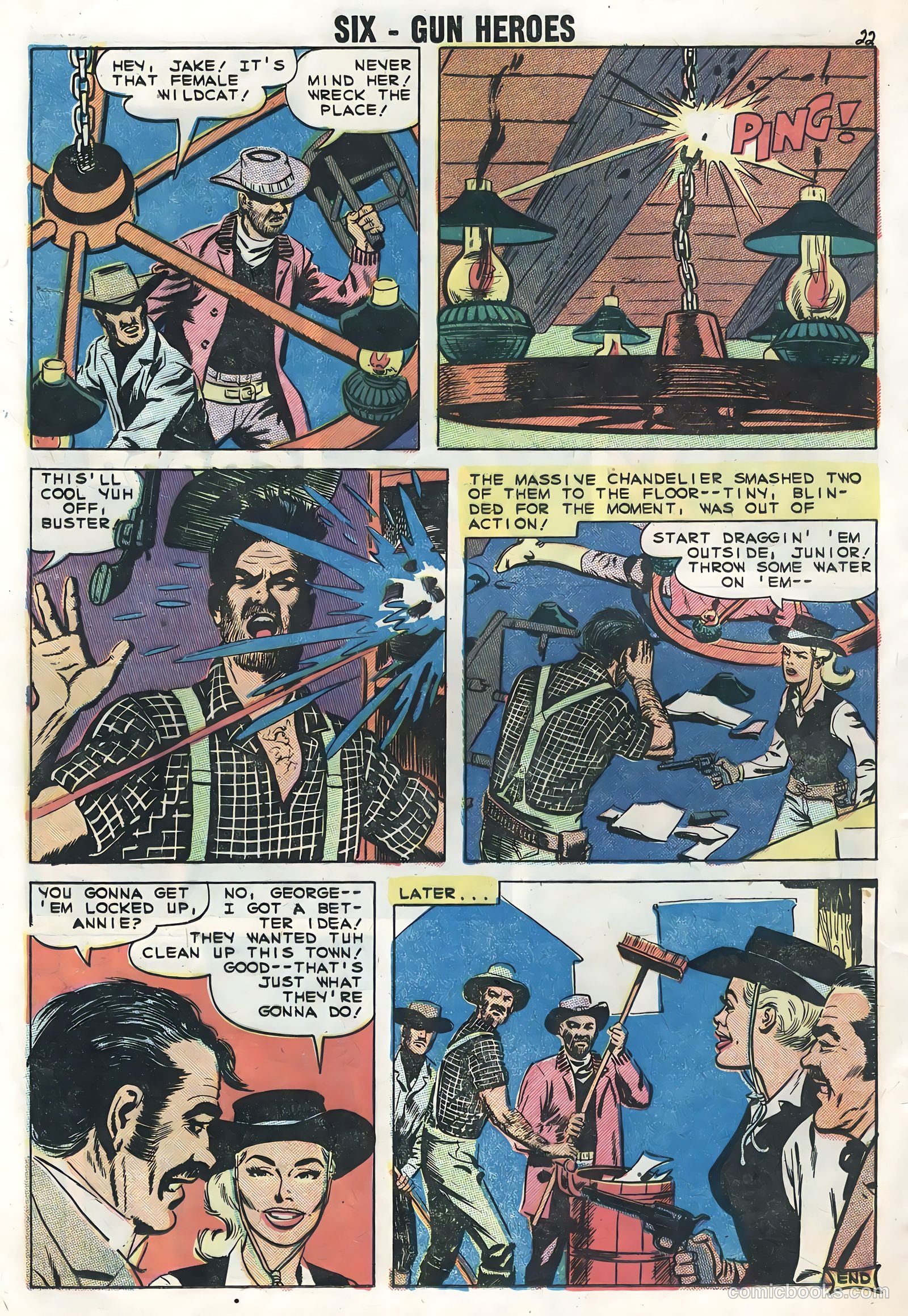 Six-Gun Heroes #52 (1951) — page 24 of 36