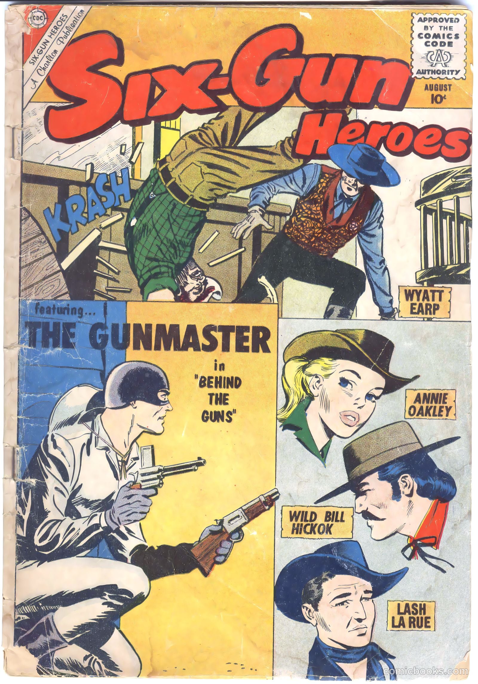 Six-Gun Heroes #58 cover