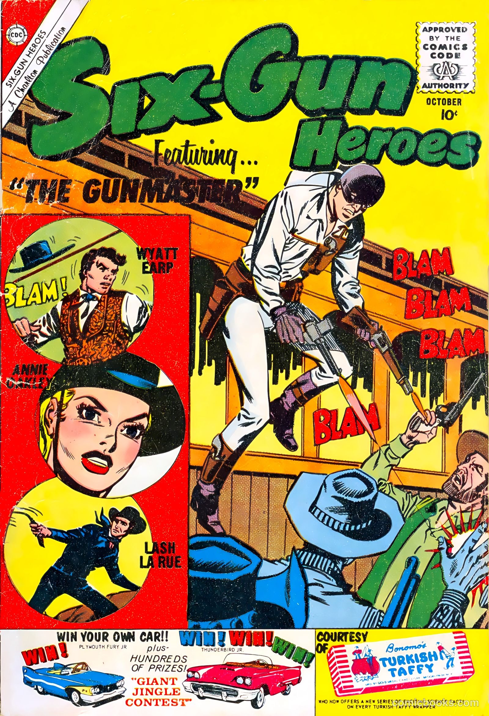Six-Gun Heroes #59 cover