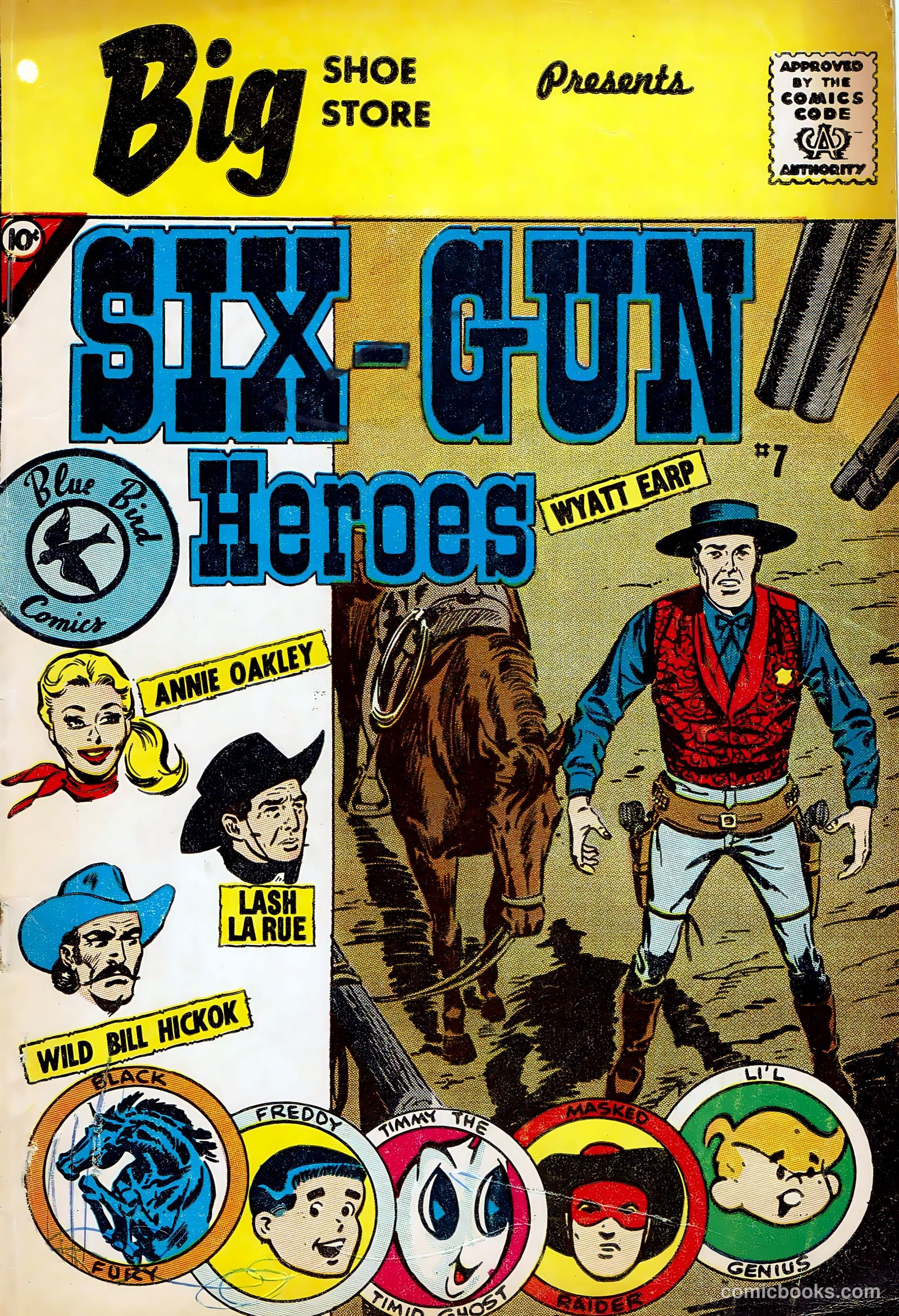 Six-Gun Heroes #7 cover