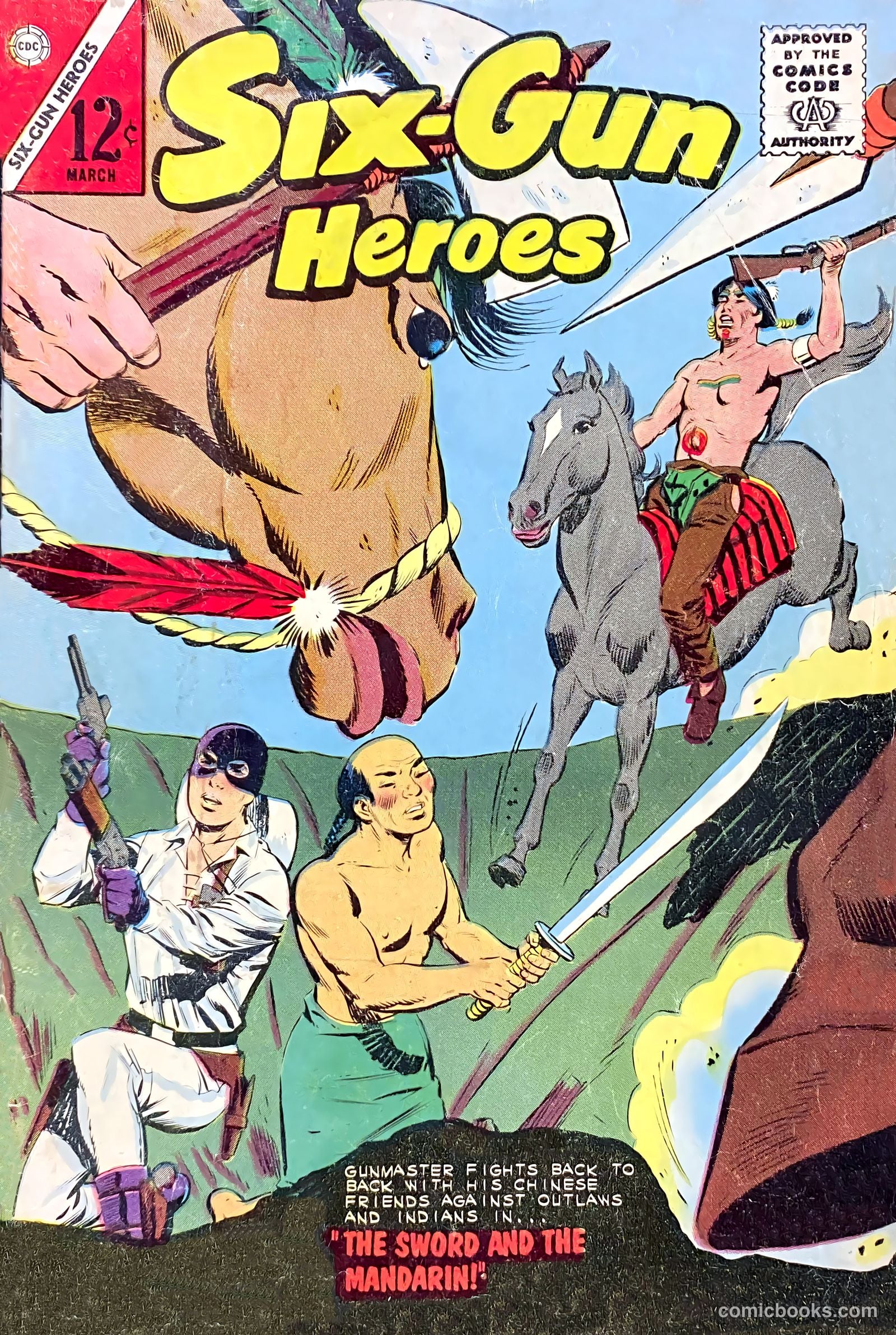 Six-Gun Heroes #73 cover