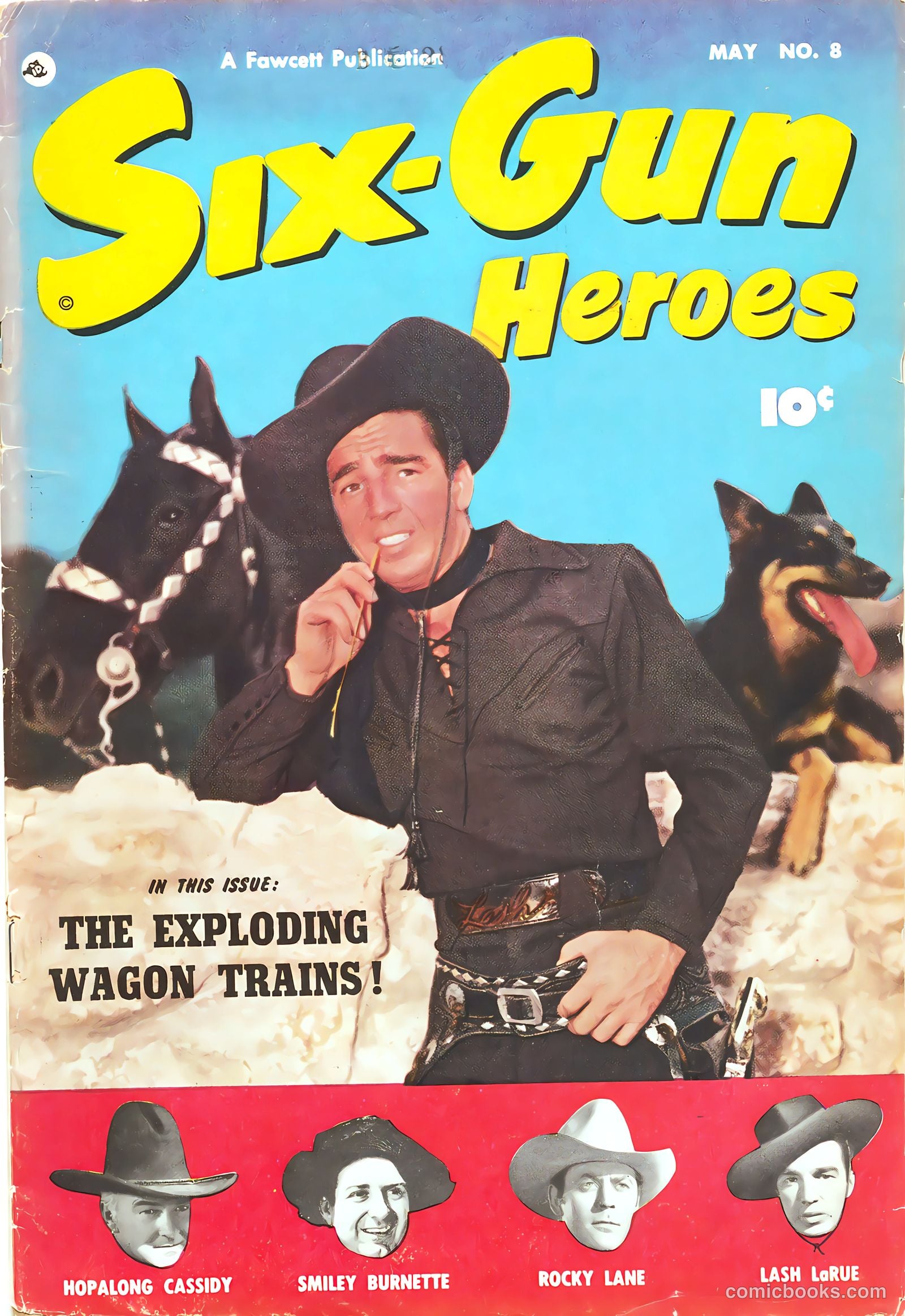 Six-Gun Heroes #8 cover