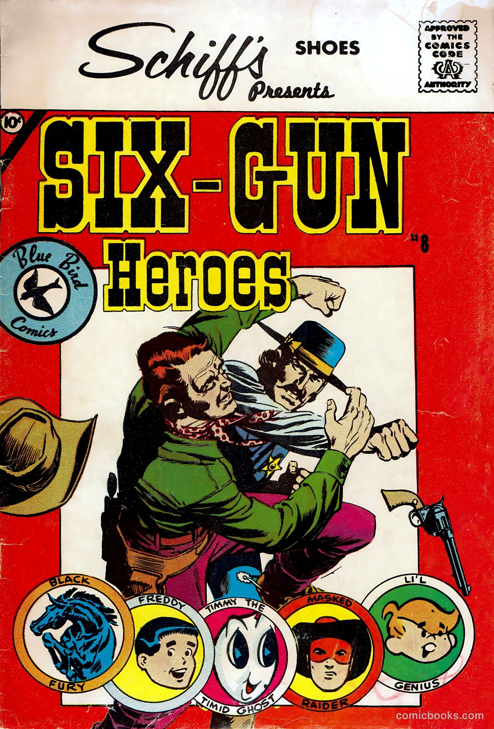 Six-Gun Heroes #8 cover
