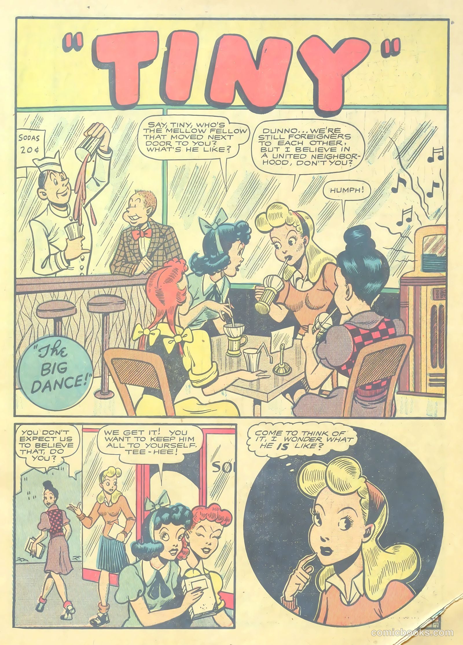 Slick Chick Comics #1 (1947) — page 3 of 36