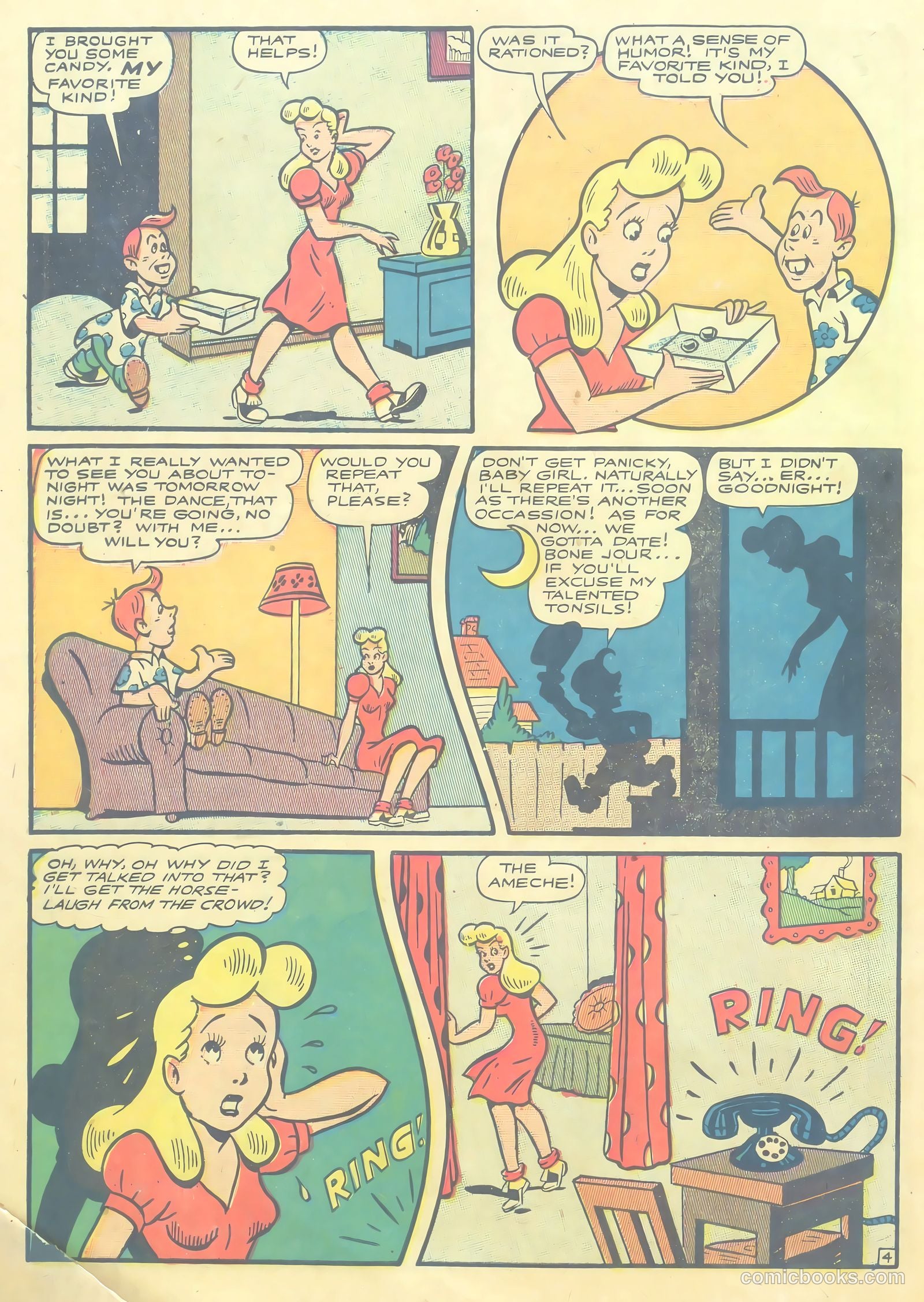 Slick Chick Comics #1 (1947) — page 6 of 36