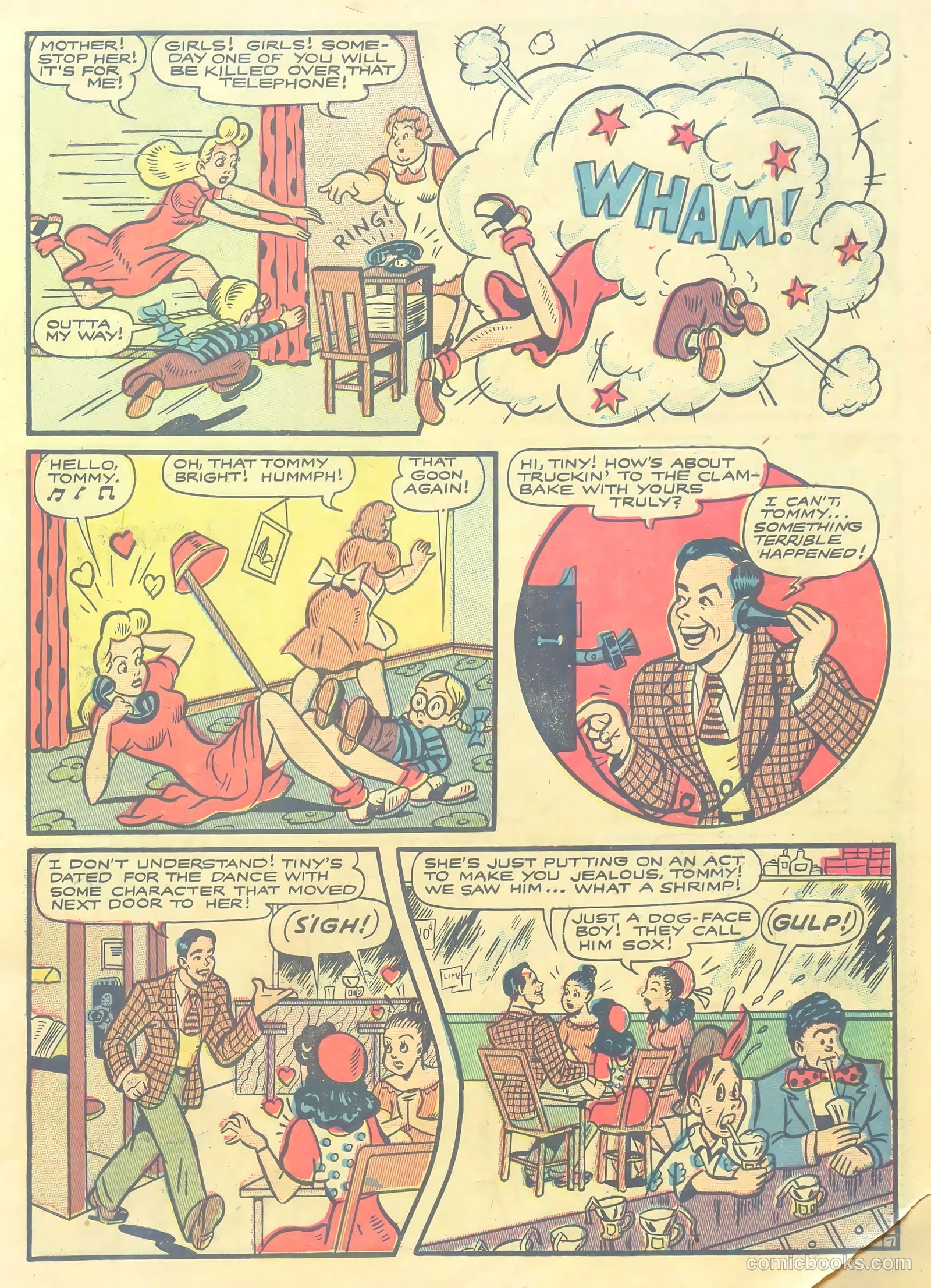 Slick Chick Comics #1 (1947) — page 7 of 36