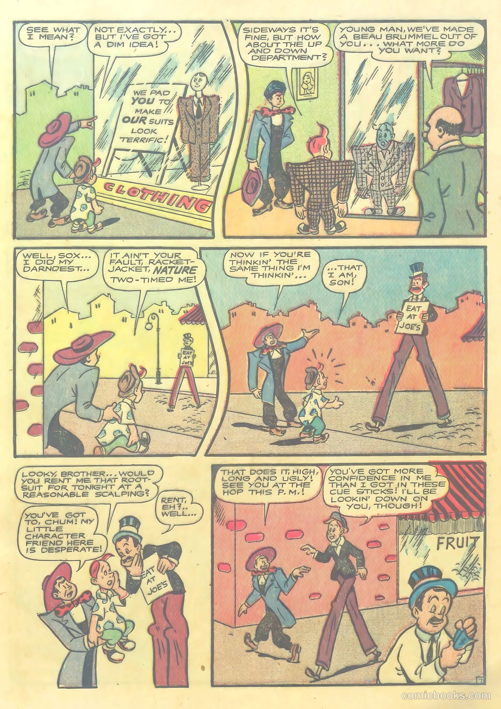 Slick Chick Comics #1 (1947) — page 9 of 36