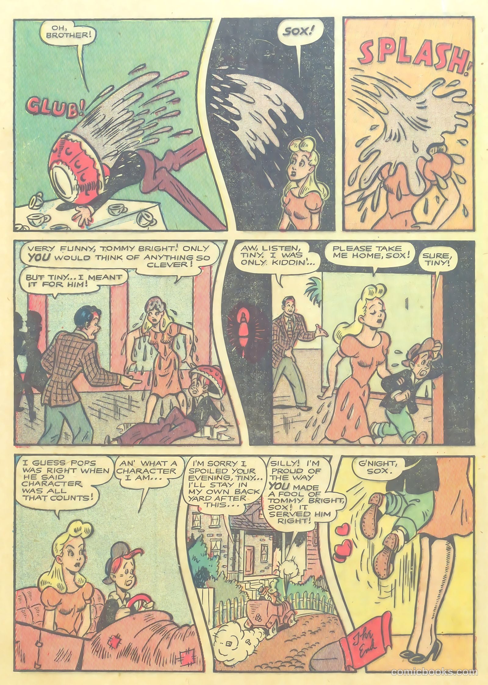 Slick Chick Comics #1 (1947) — page 12 of 36