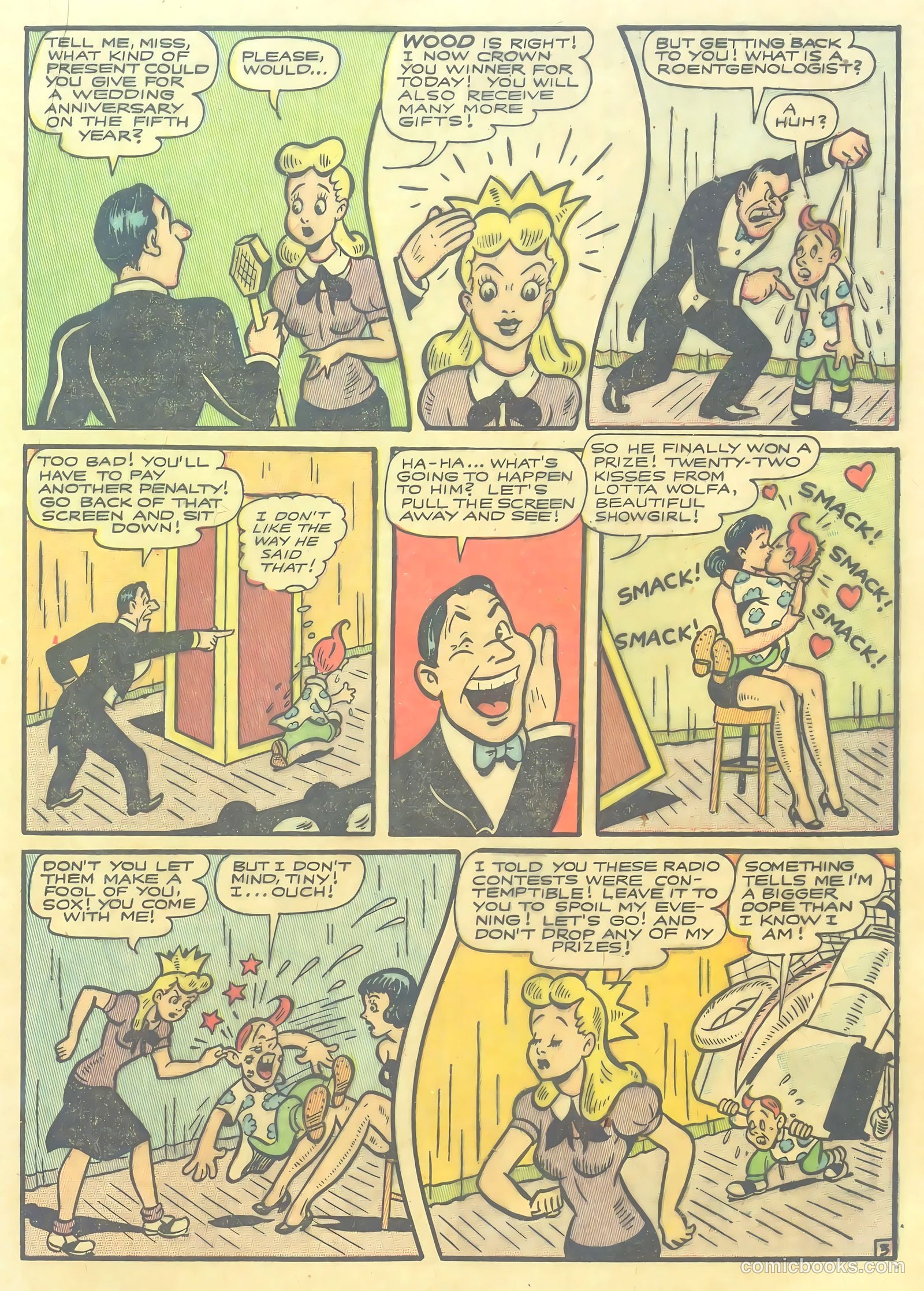 Slick Chick Comics #1 (1947) — page 17 of 36