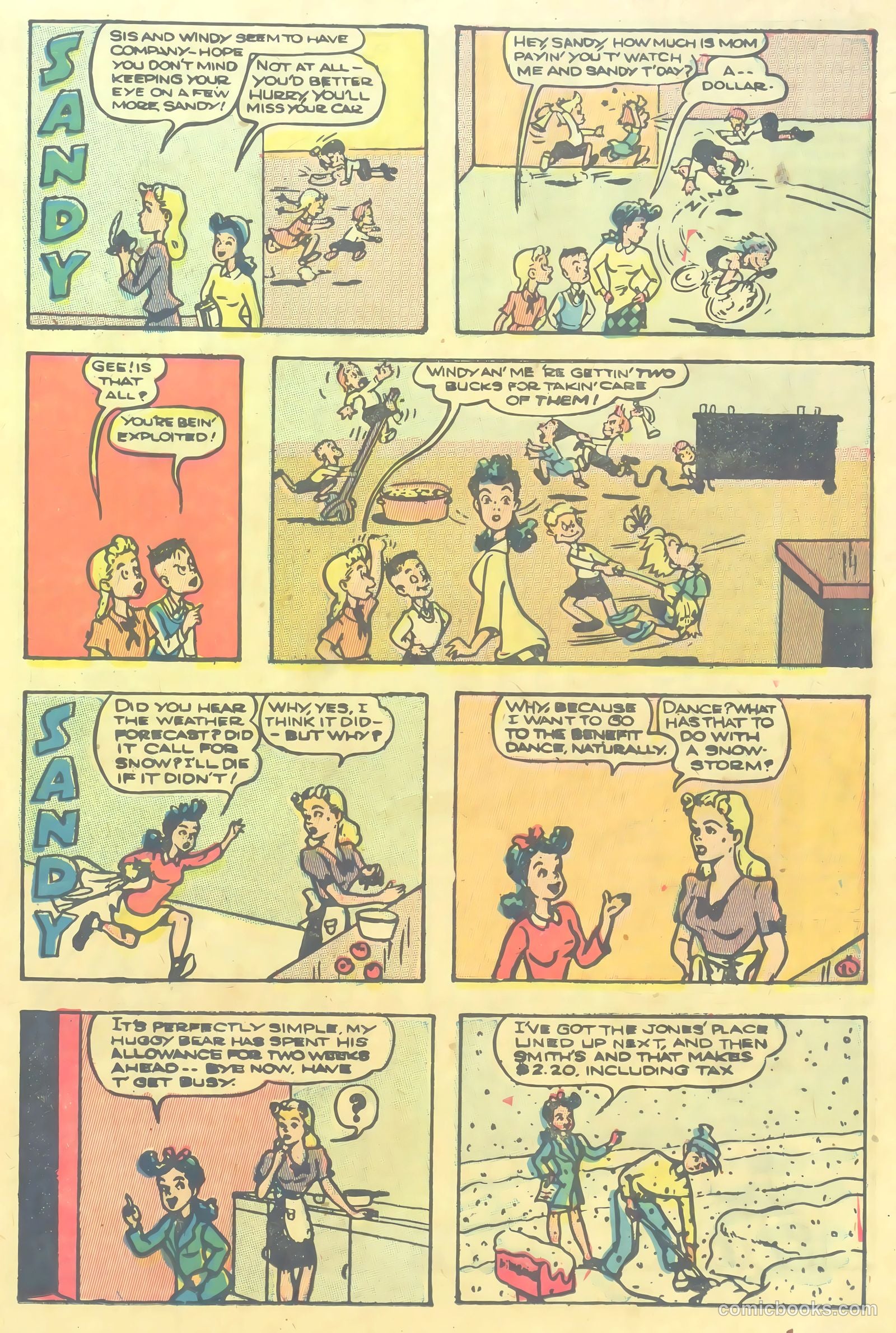 Slick Chick Comics #1 (1947) — page 27 of 36