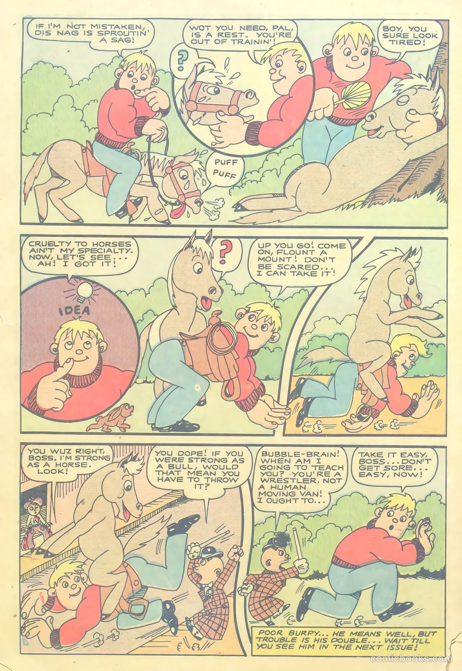 Slick Chick Comics #1 (1947) — page 34 of 36