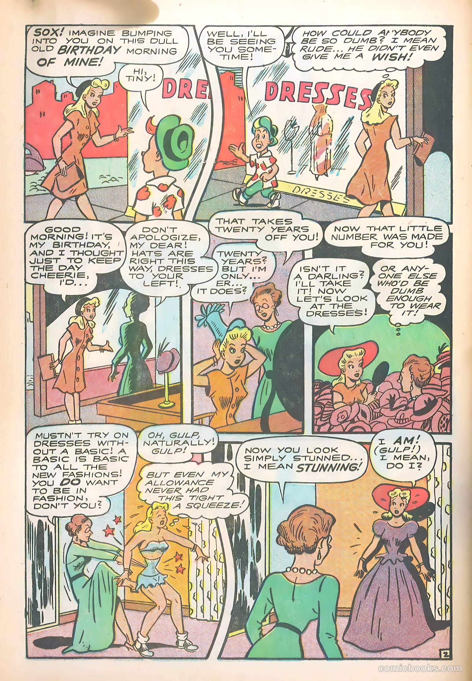 Slick Chick Comics #3 (1947) — page 14