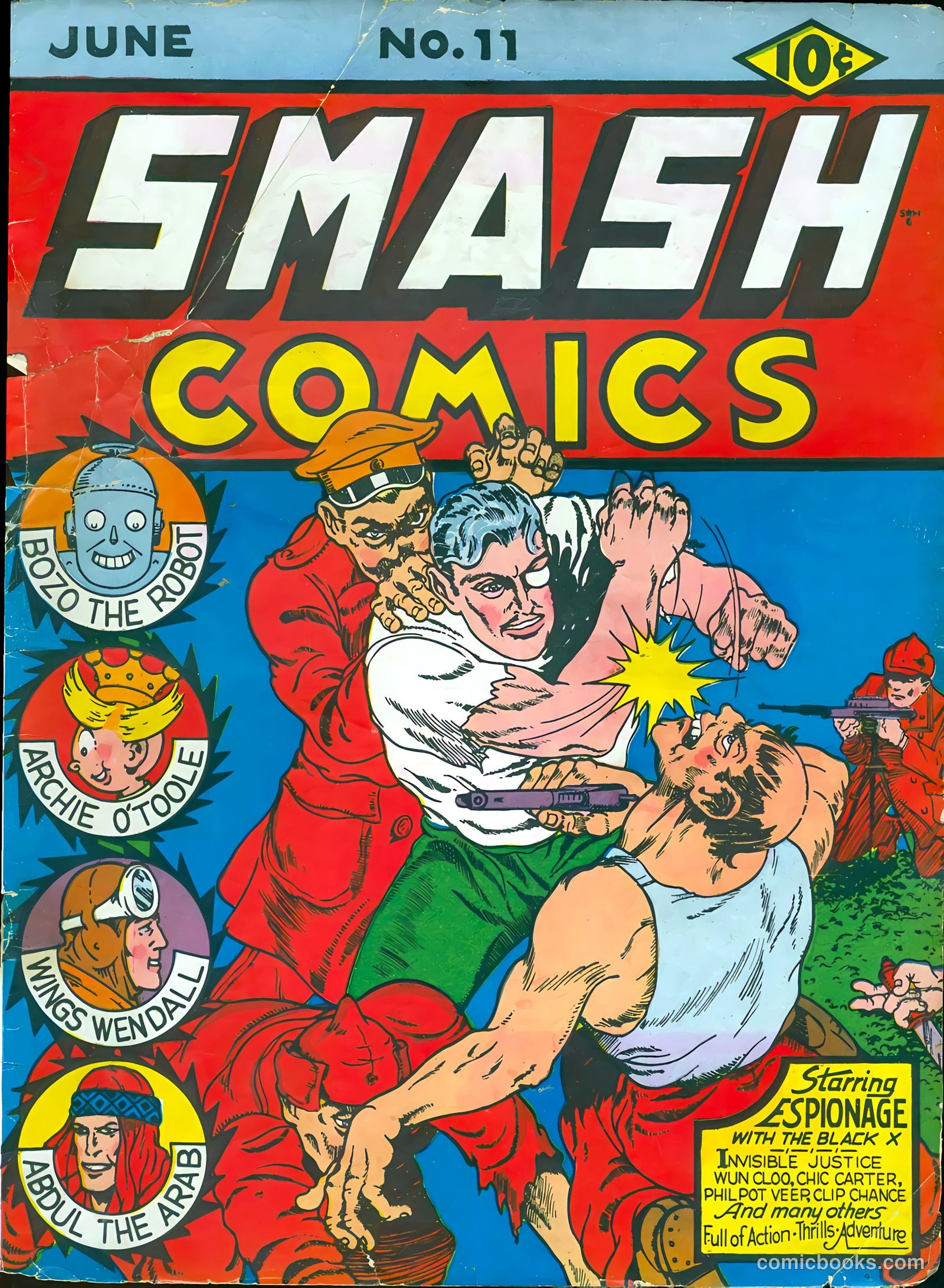 Smash Comics #11 (1940) — page 1 of 67