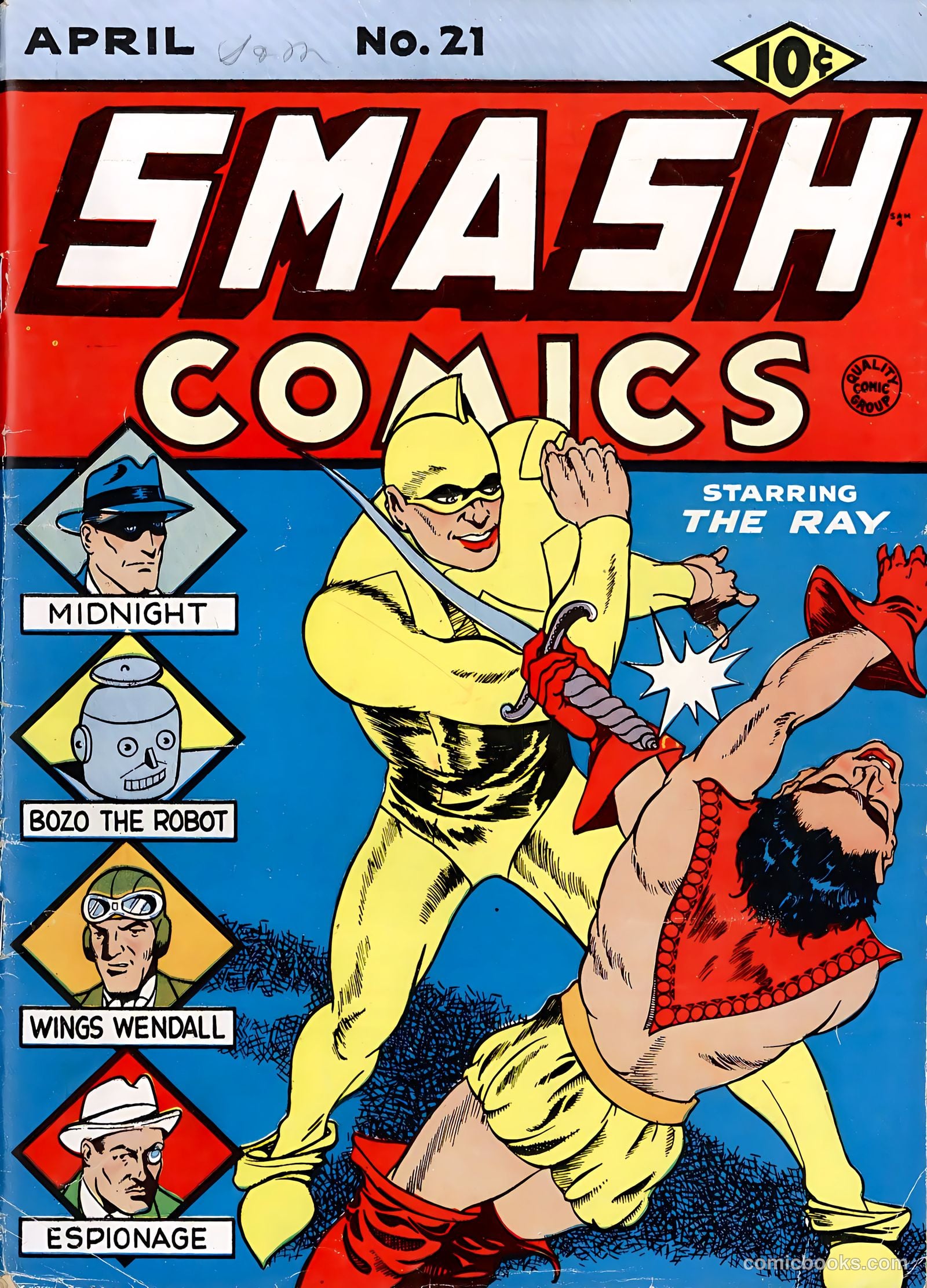 Smash Comics #21 (1941) — page 1 of 67