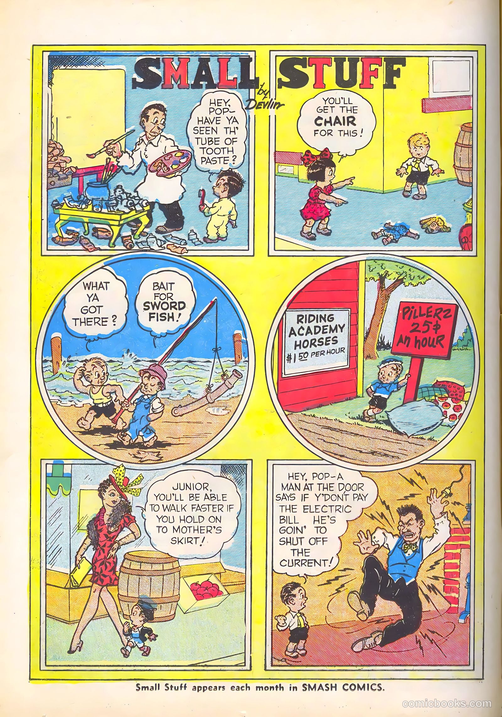 Smash Comics #3 (1939) — page 16 of 68