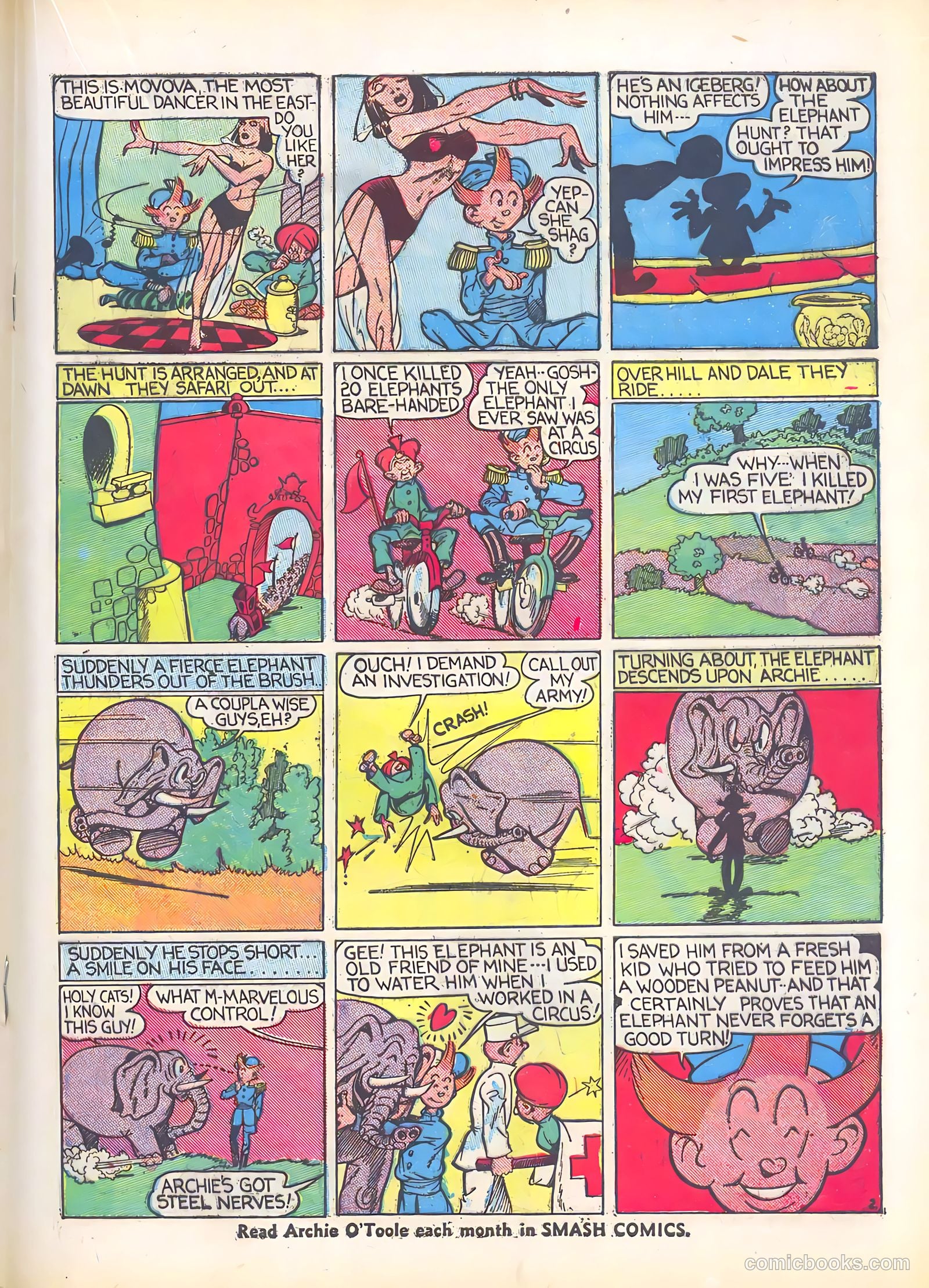 Smash Comics #3 (1939) — page 35 of 68
