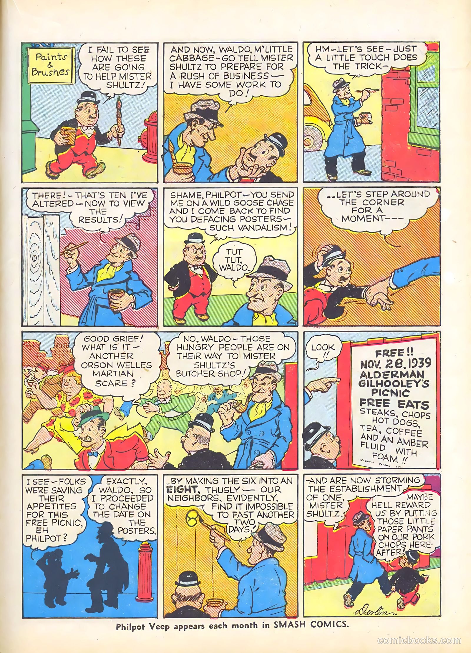 Smash Comics #3 (1939) — page 45 of 68