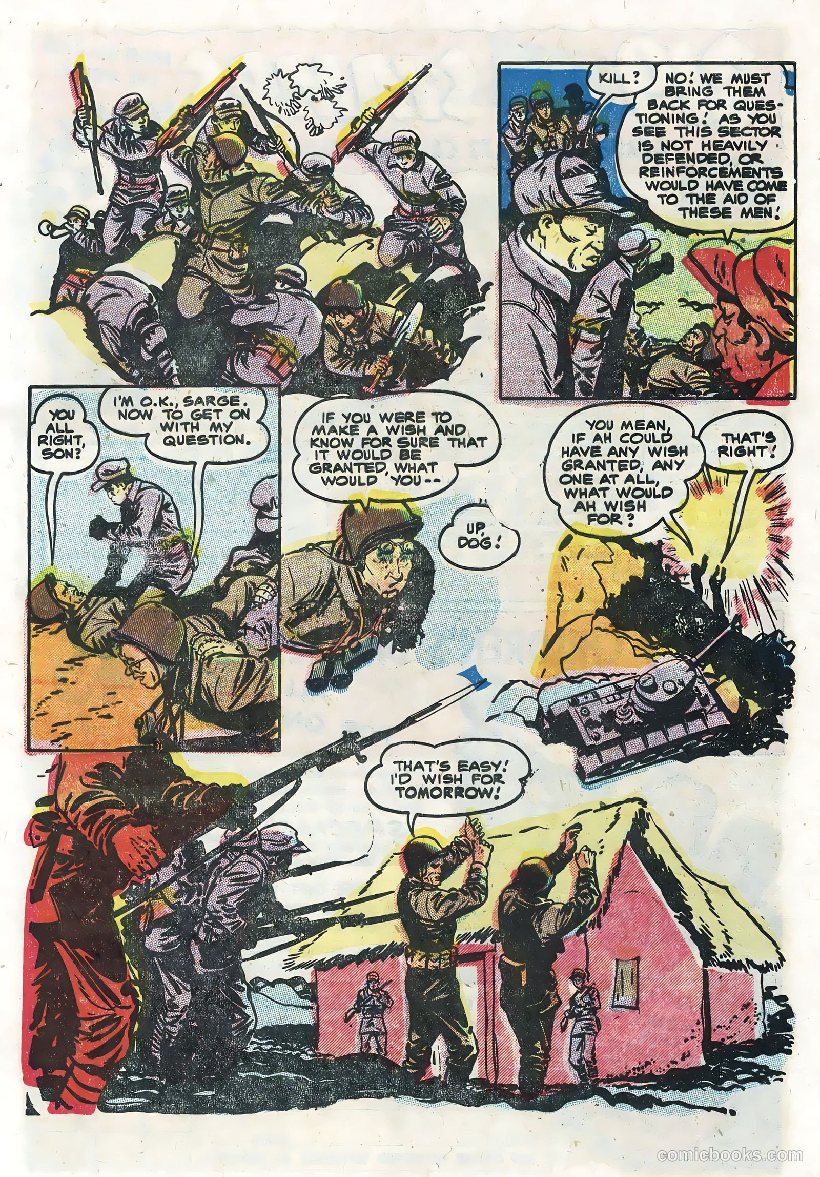 Soldier and Marine Comics #13 (1955, Charlton) — page 5 of 36