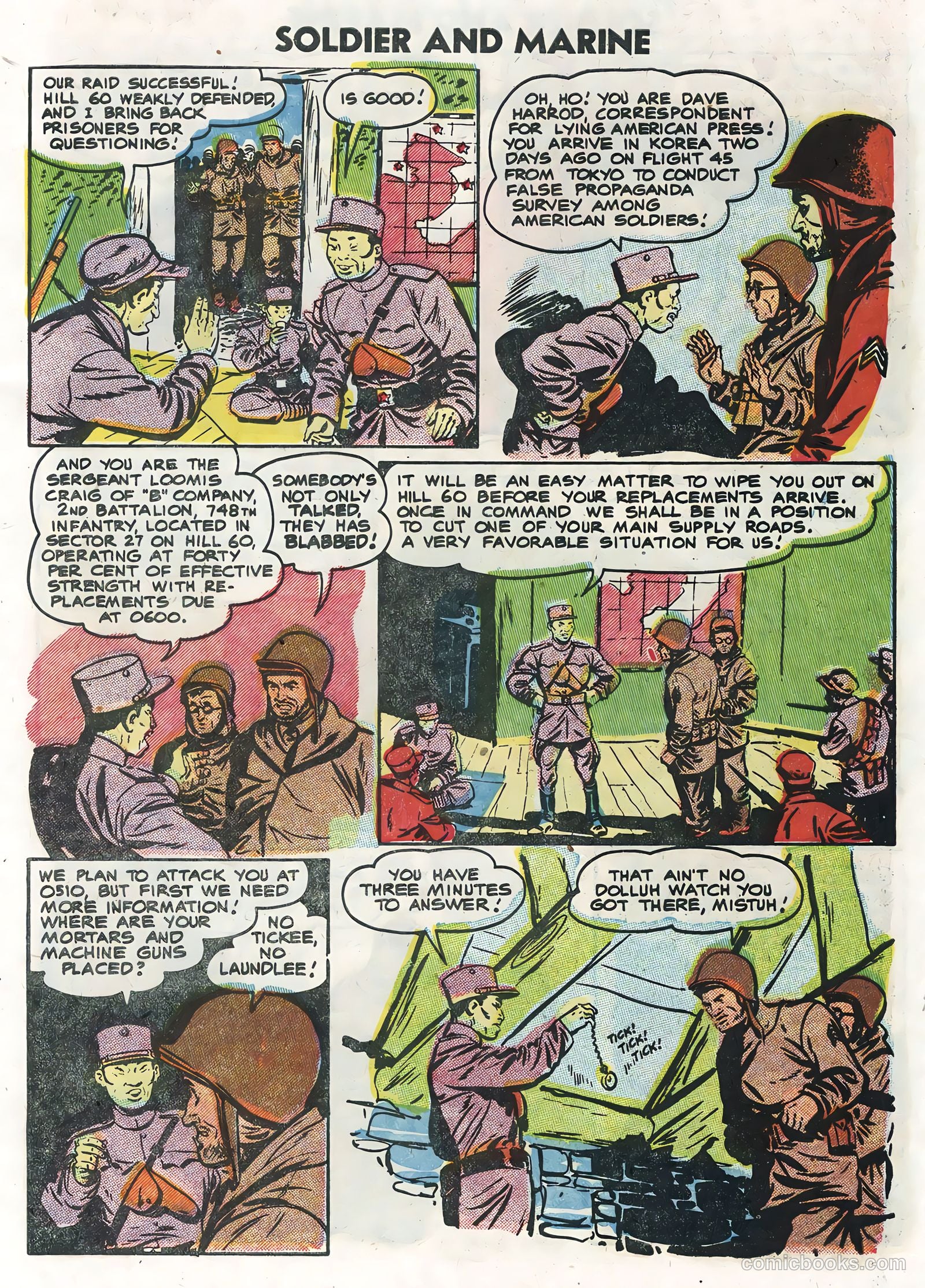Soldier and Marine Comics #13 (1955, Charlton) — page 7 of 36
