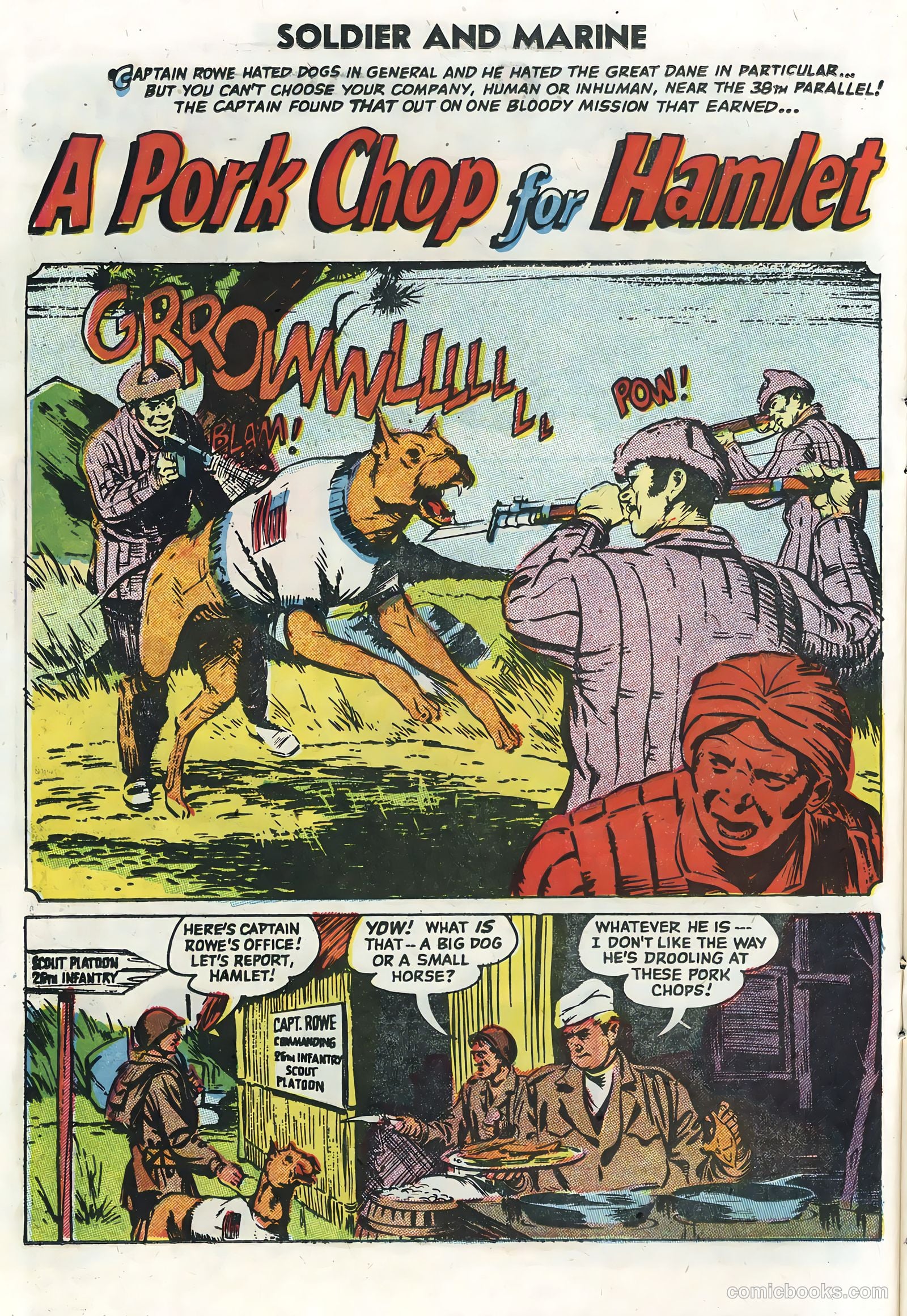 Soldier and Marine Comics #13 (1955, Charlton) — page 14 of 36