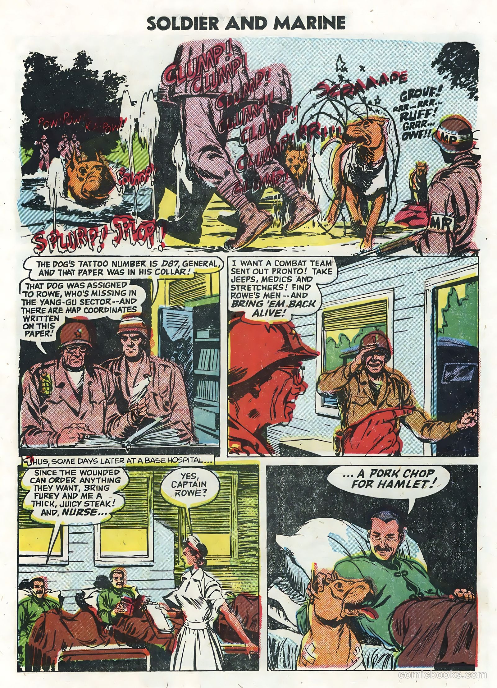 Soldier and Marine Comics #13 (1955, Charlton) — page 24 of 36