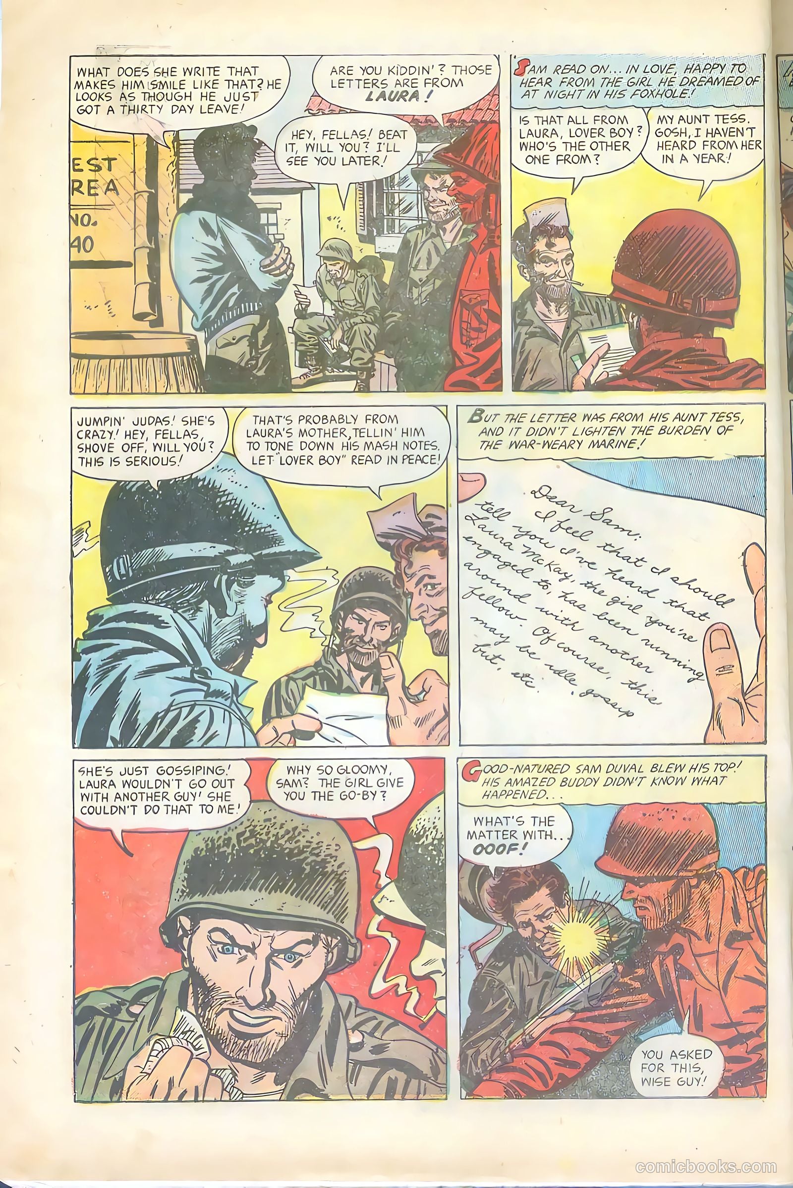 Soldier and Marine Comics #14 (1955) — page 4 of 36