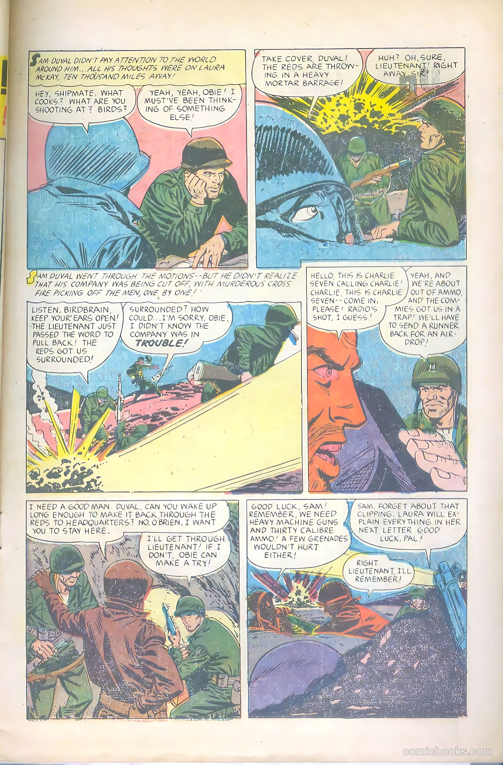 Soldier and Marine Comics #14 (1955) — page 7 of 36