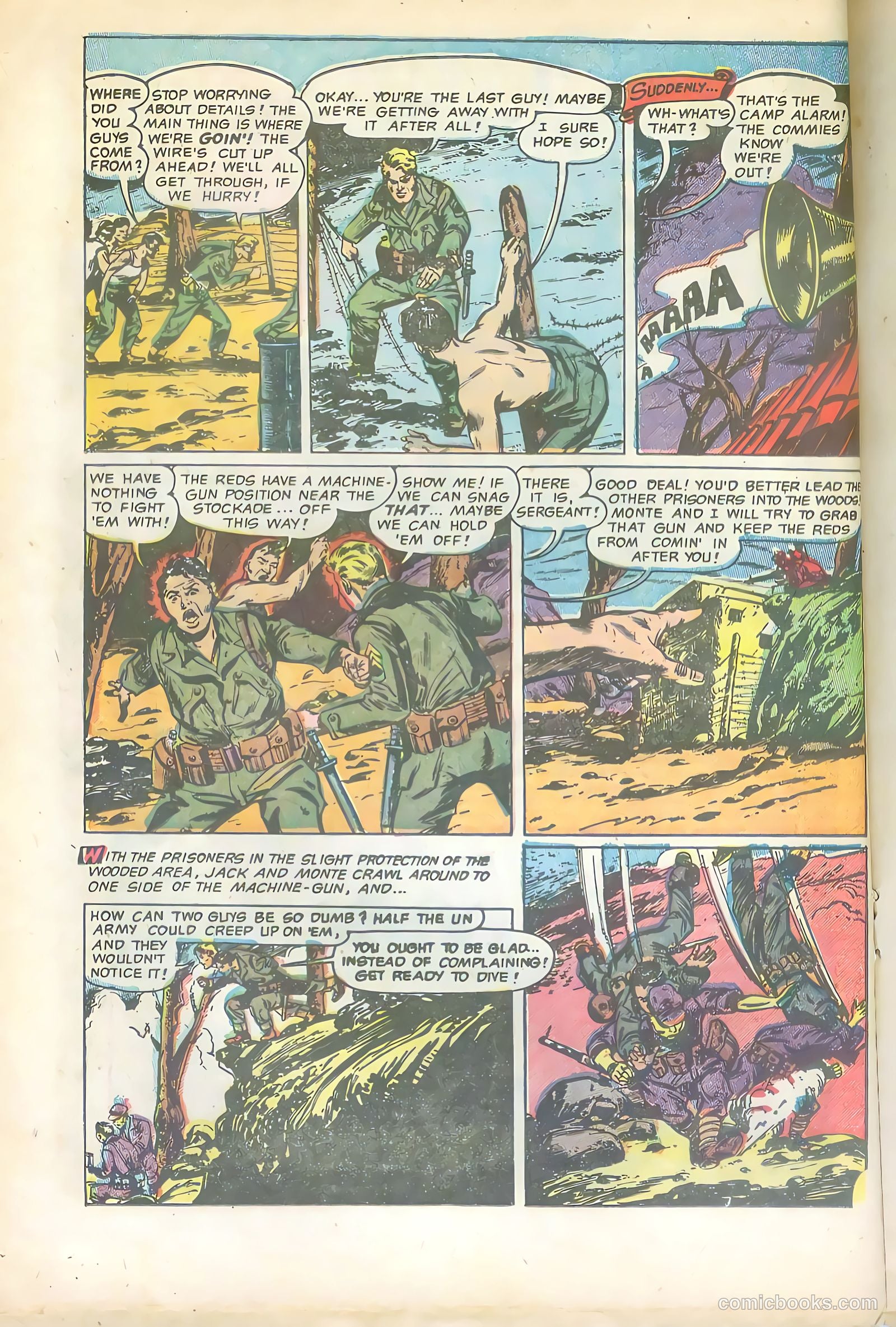Soldier and Marine Comics #14 (1955) — page 16 of 36
