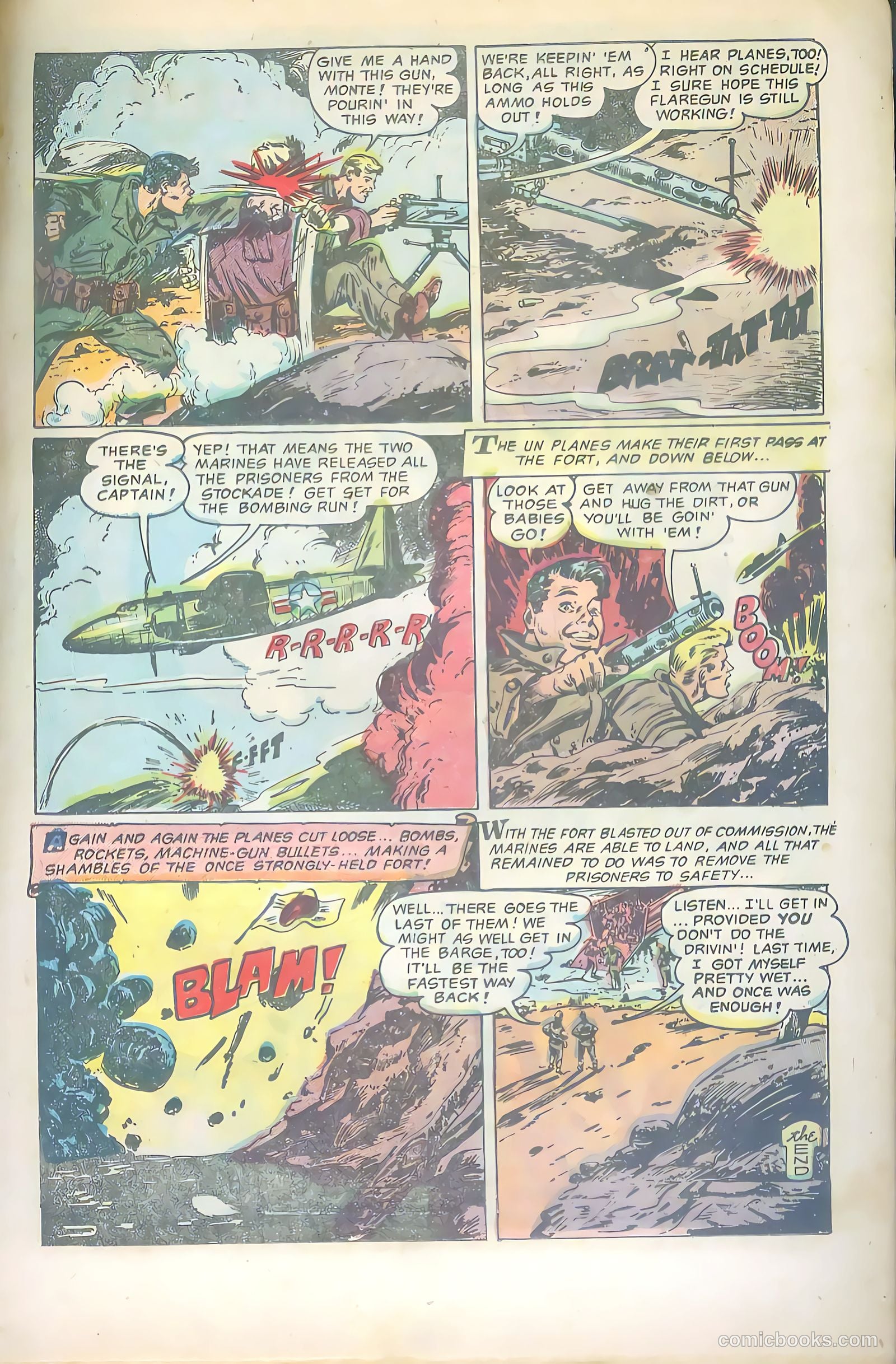 Soldier and Marine Comics #14 (1955) — page 17 of 36