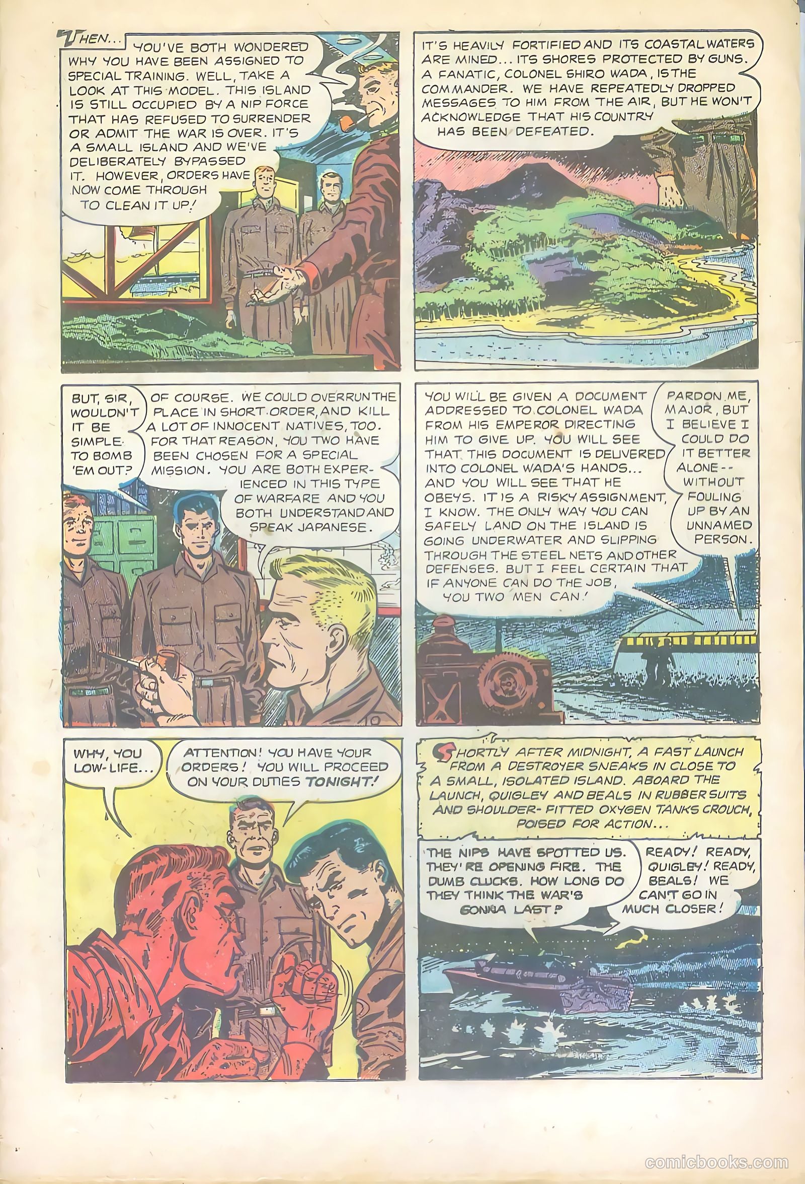 Soldier and Marine Comics #14 (1955) — page 21 of 36
