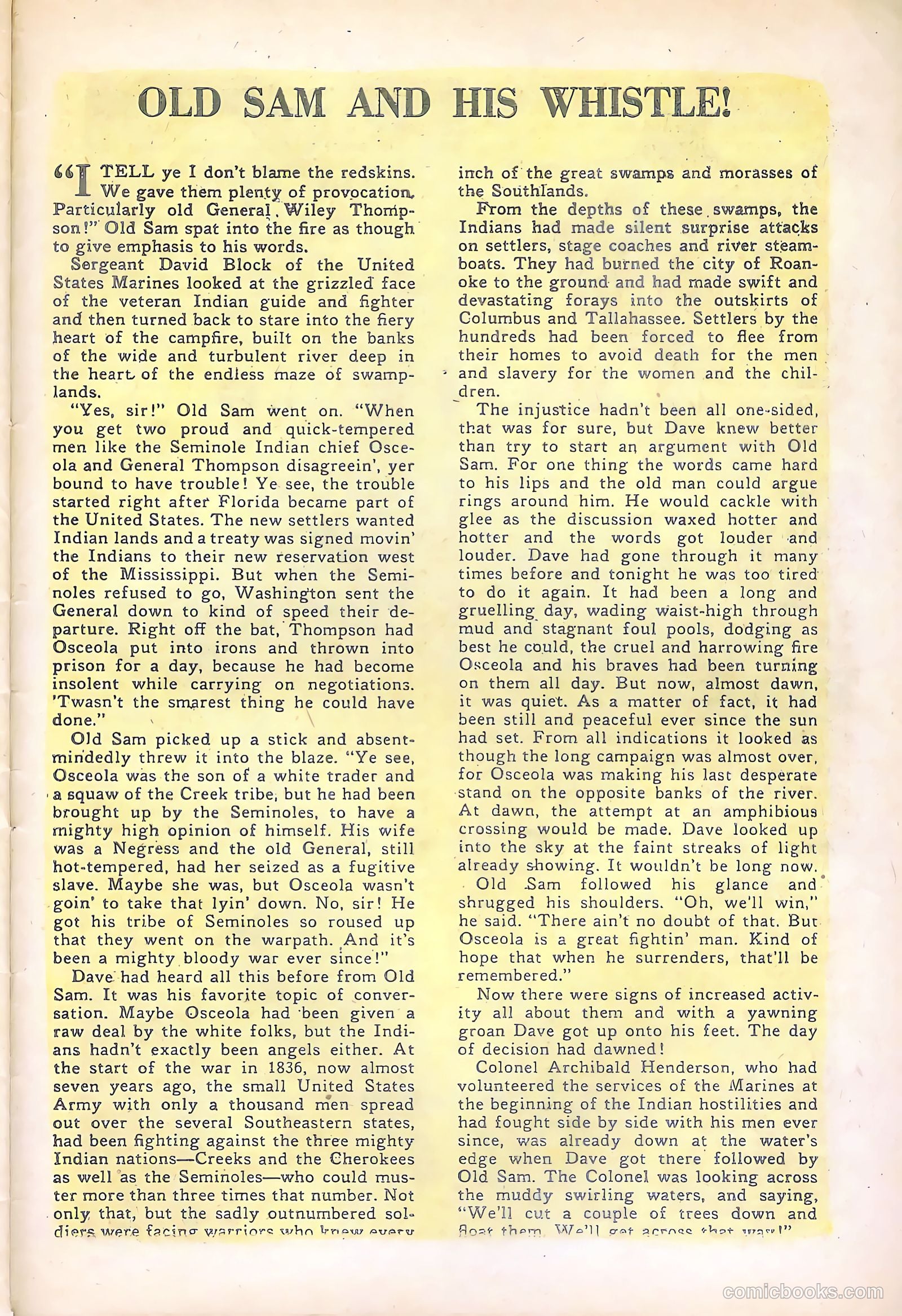 Soldier and Marine Comics #14 (1955) — page 29 of 36