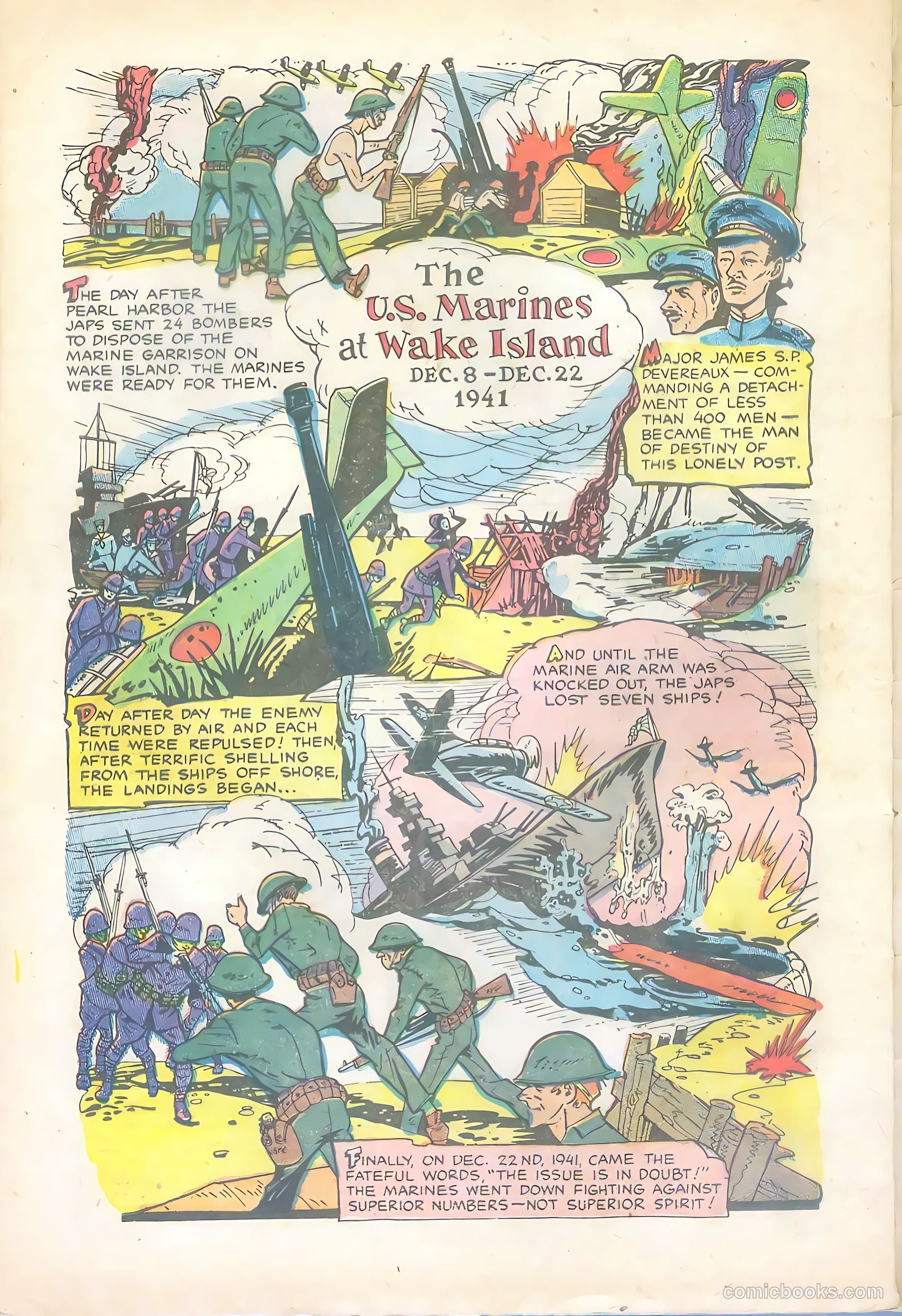 Soldier and Marine Comics #14 (1955) — page 32 of 36