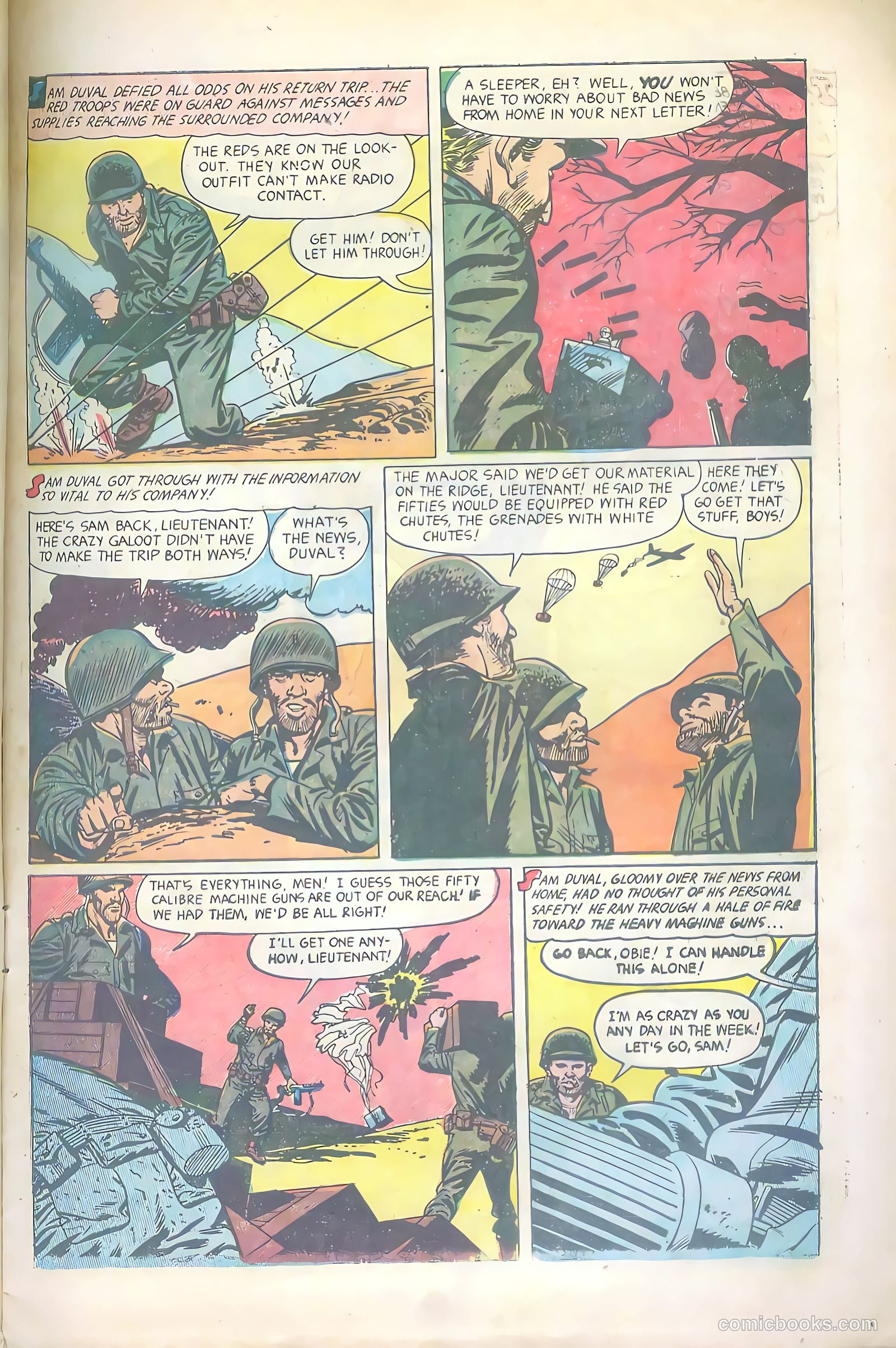 Soldier and Marine Comics #9 (1956) — page 9 of 36