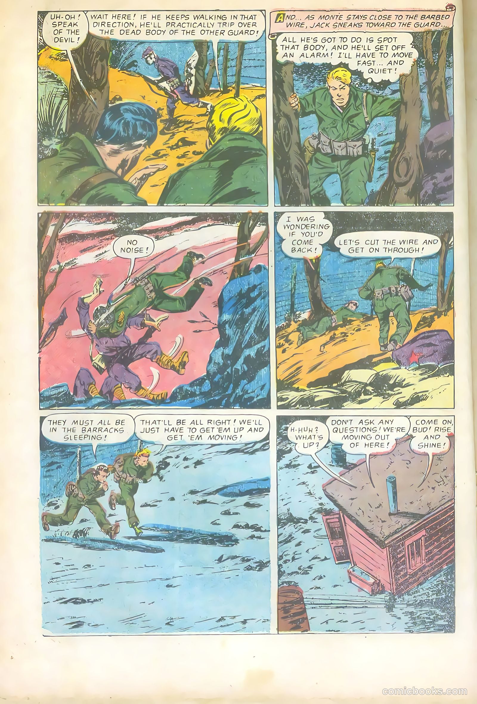 Soldier and Marine Comics #9 (1956) — page 14 of 36