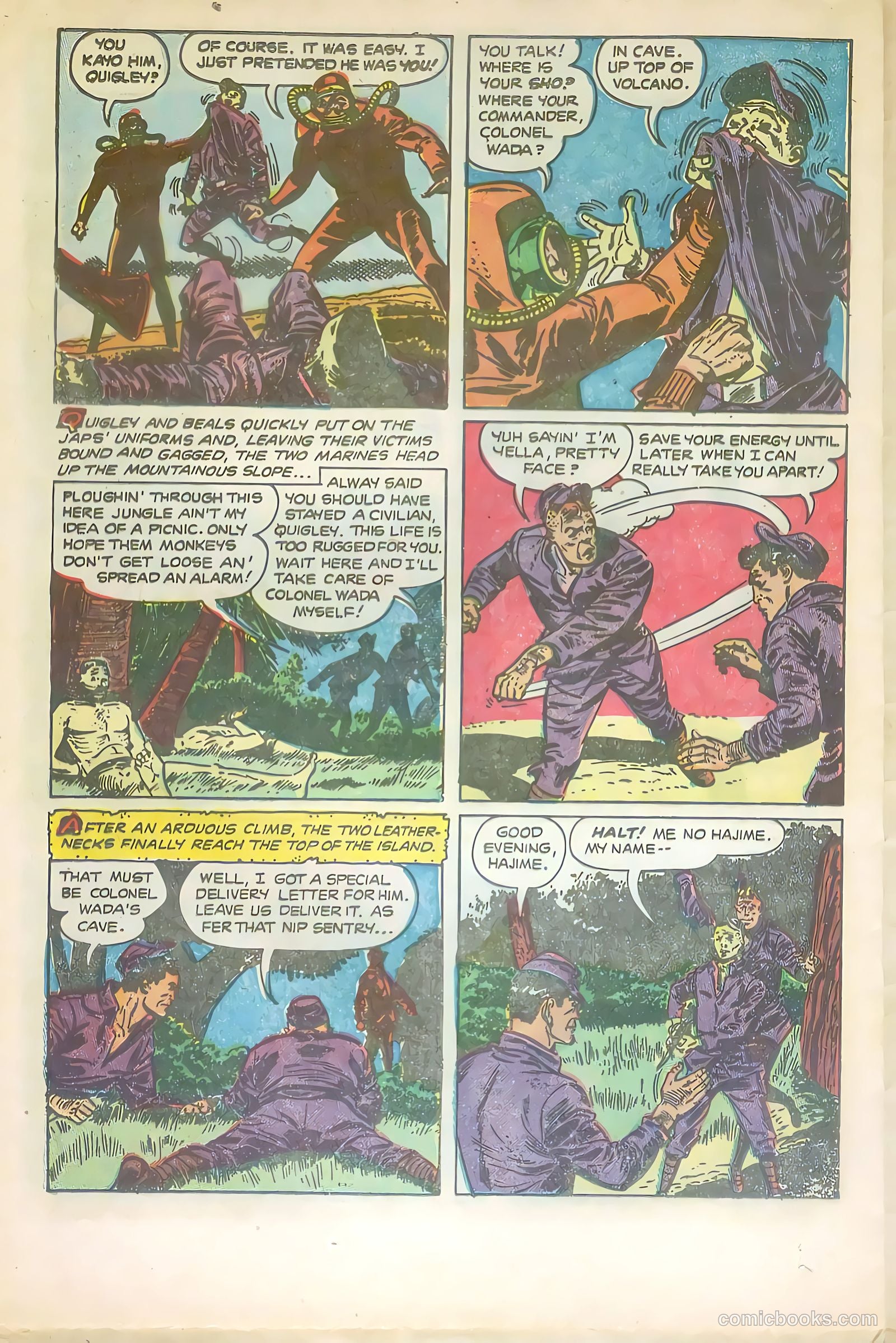 Soldier and Marine Comics #9 (1956) — page 24 of 36