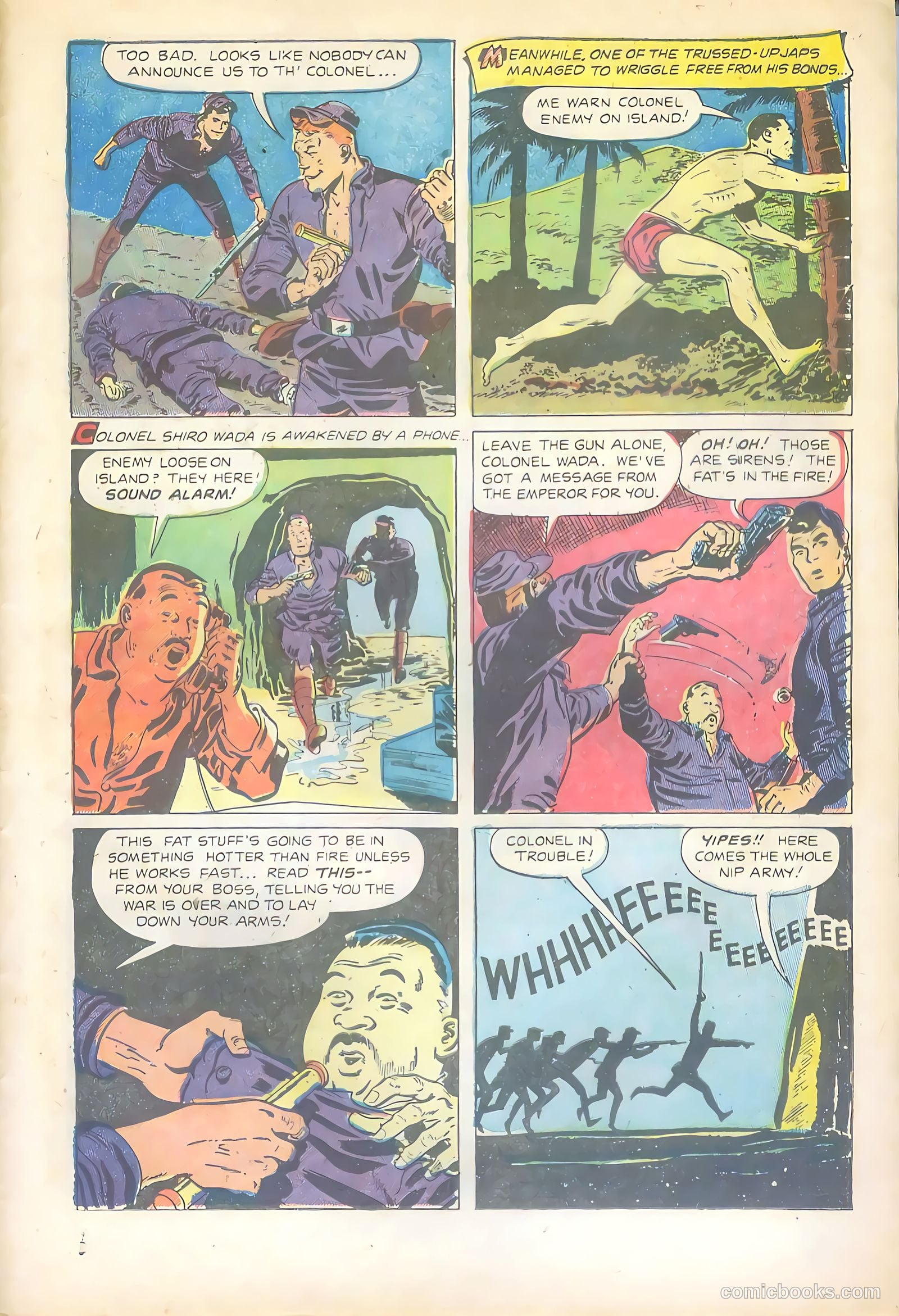 Soldier and Marine Comics #9 (1956) — page 25 of 36